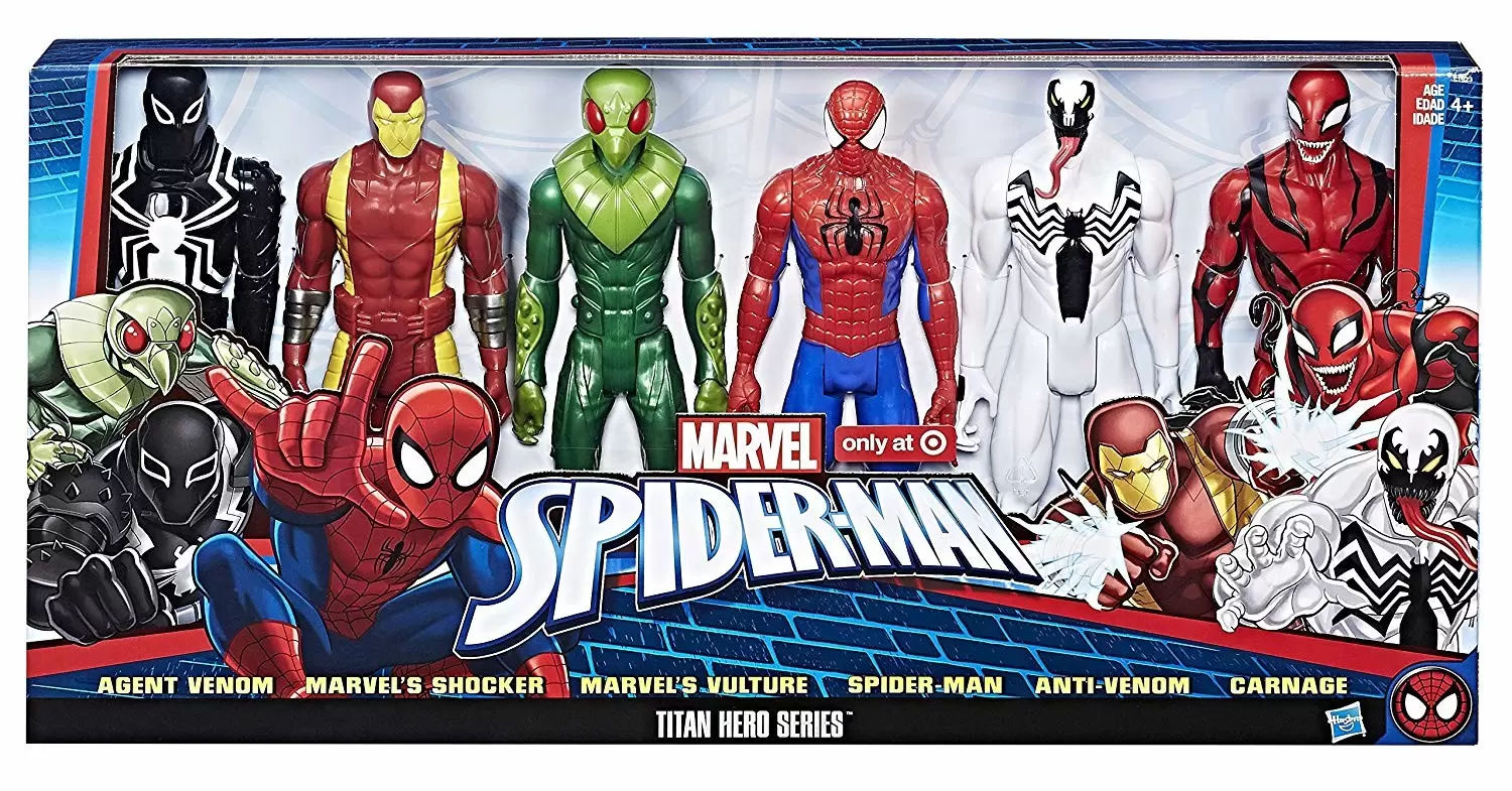 Wallpaper #1PSJOpMBKFX8bn3r0XhI112 Titan Hero Series Action Figure Pack Marvel Spider Man Smyths Toys Uk