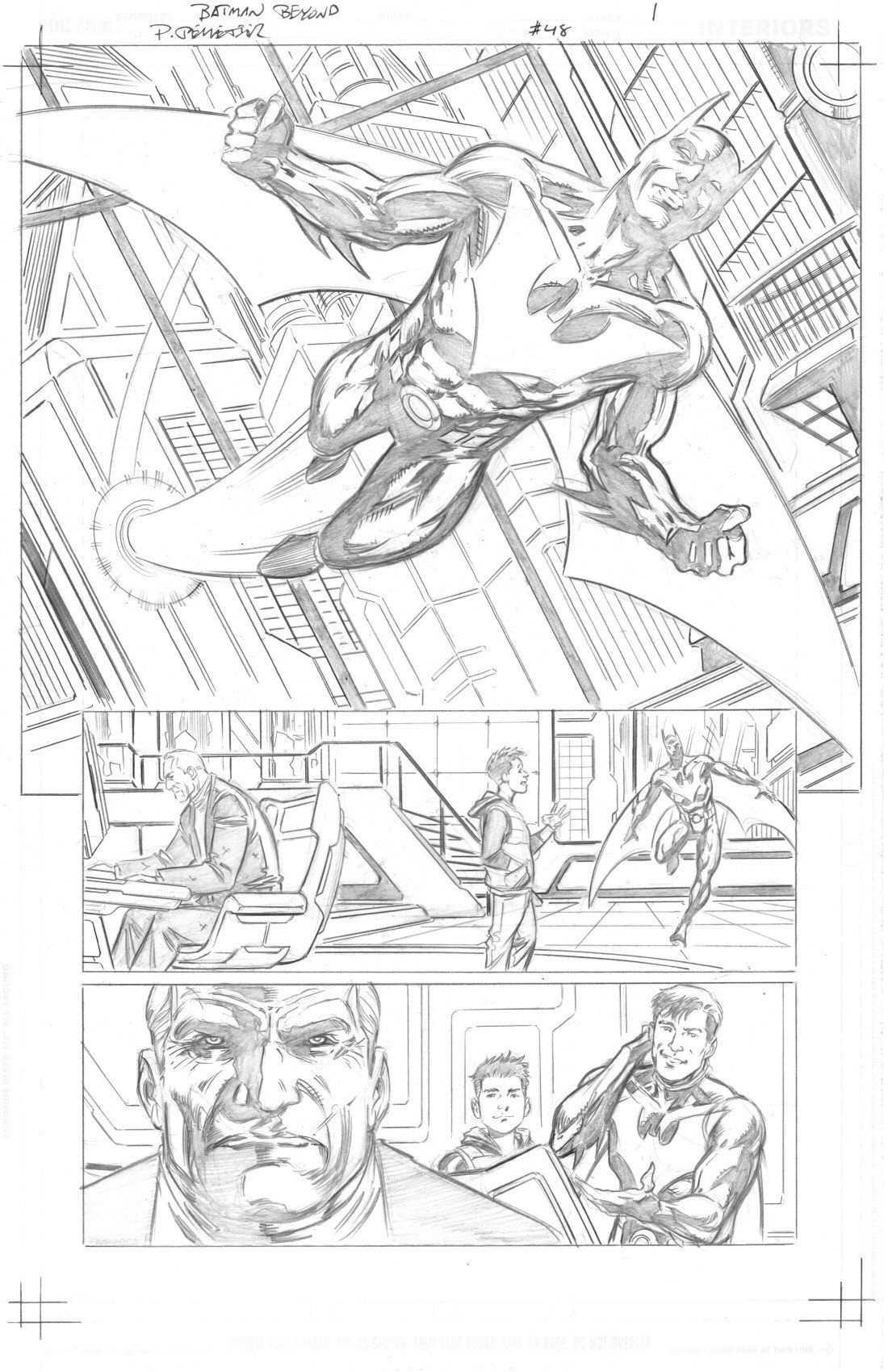 Wallpaper #tGdE85IBSpphPi3-fHSy336 Batman Beyond 48 Page 1 Paul Pelletier