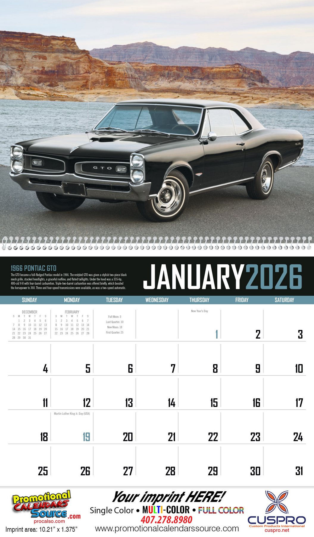 Wallpaper #vBkTK48BtGB6xQ78moxx16 Muscle Cars Promotional Calendar