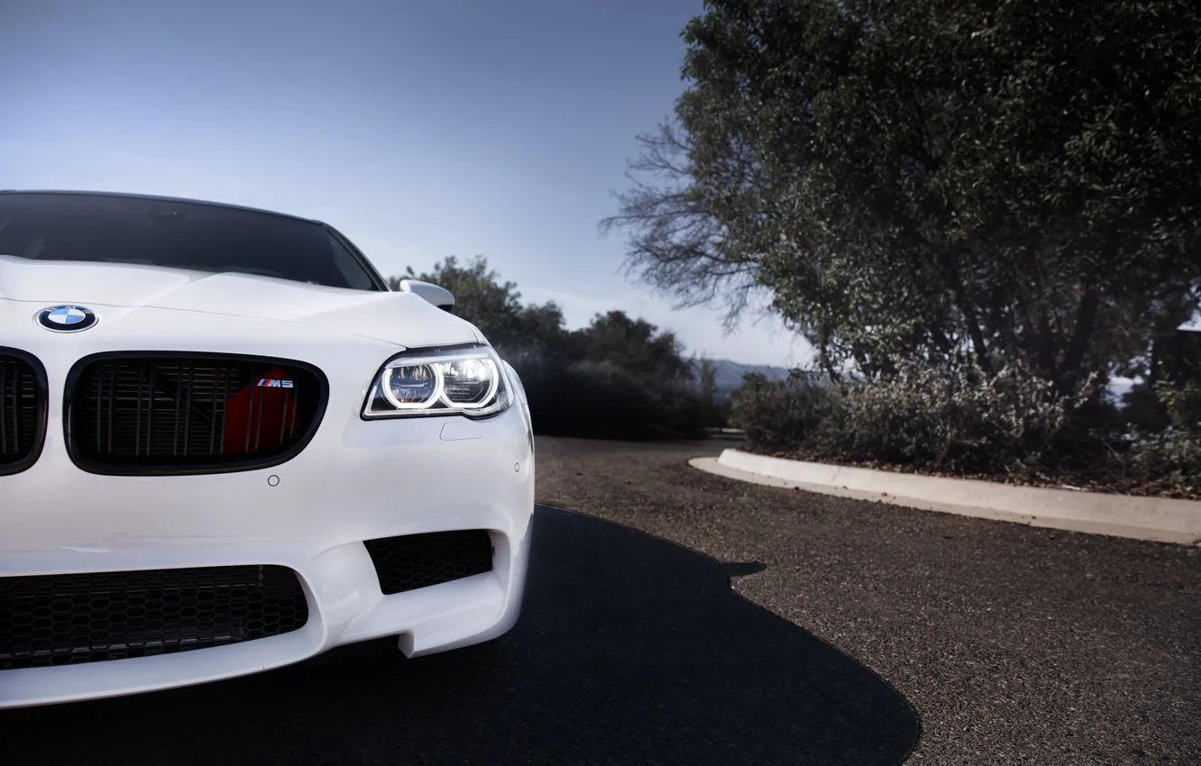 Wallpaper #BBnyGY8BtGB6xQ78S3QM46 Wallpaper White BMW Bmw White the Front Angel Eyes F10 Daylight