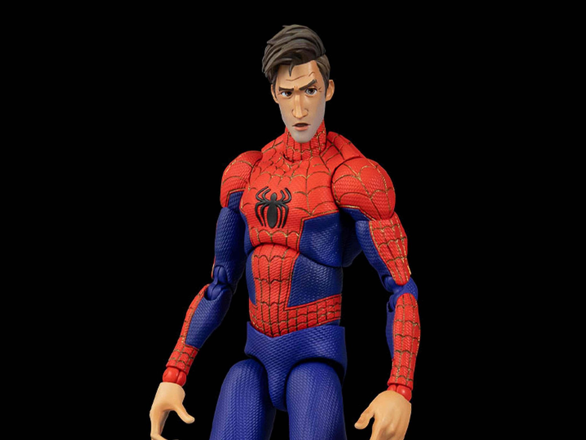 Wallpaper #t-_6S5MBMN-XEVvVqTyE0 Spider Man into the Spider Verse SV Action Peter B Parker Figure Full