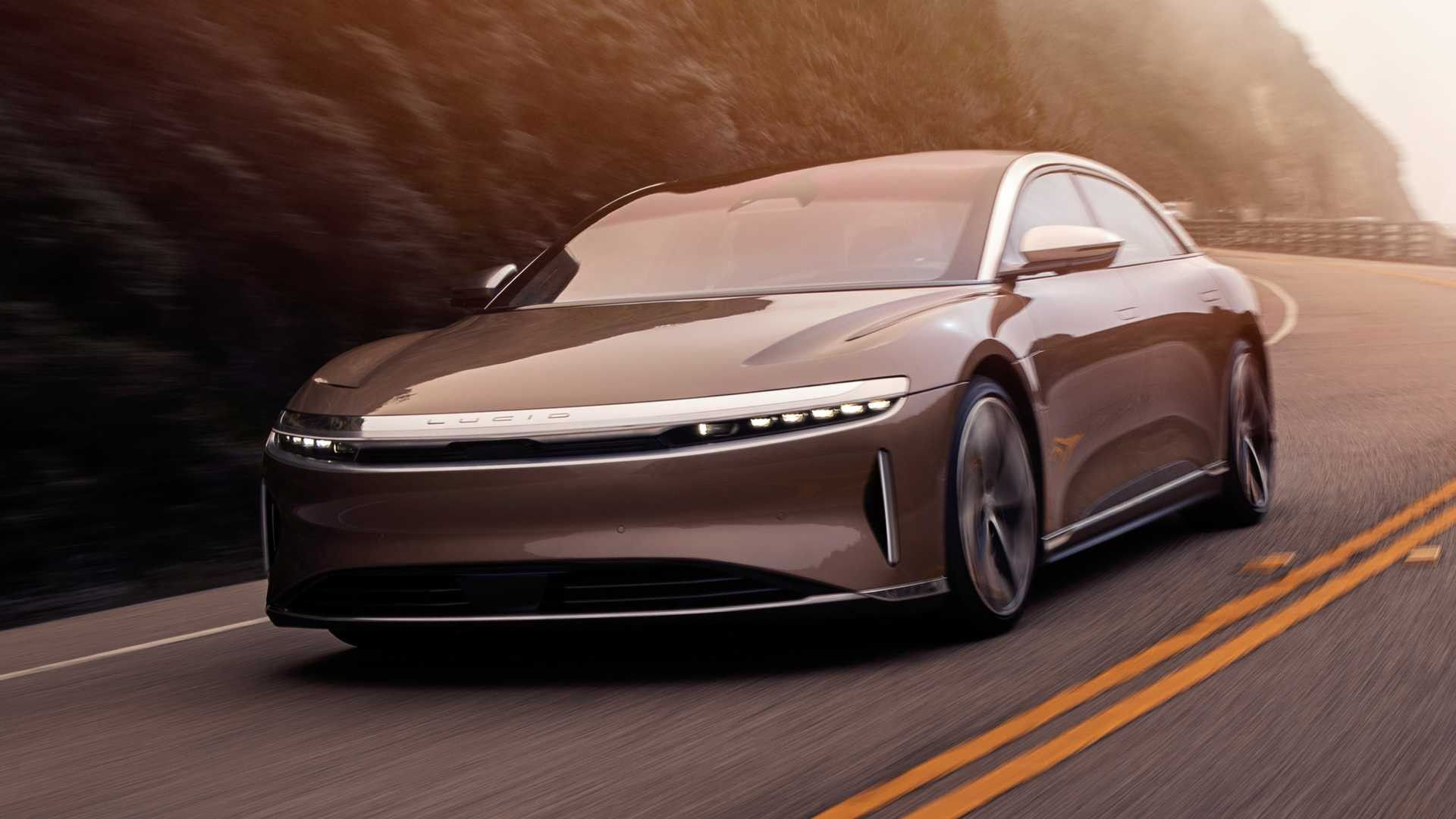 Wallpaper #JmcxBpMBSpphPi3-_8BK55 Elektricnii Sedan Lucid Air Oficiino Predstavlenii Motorcar