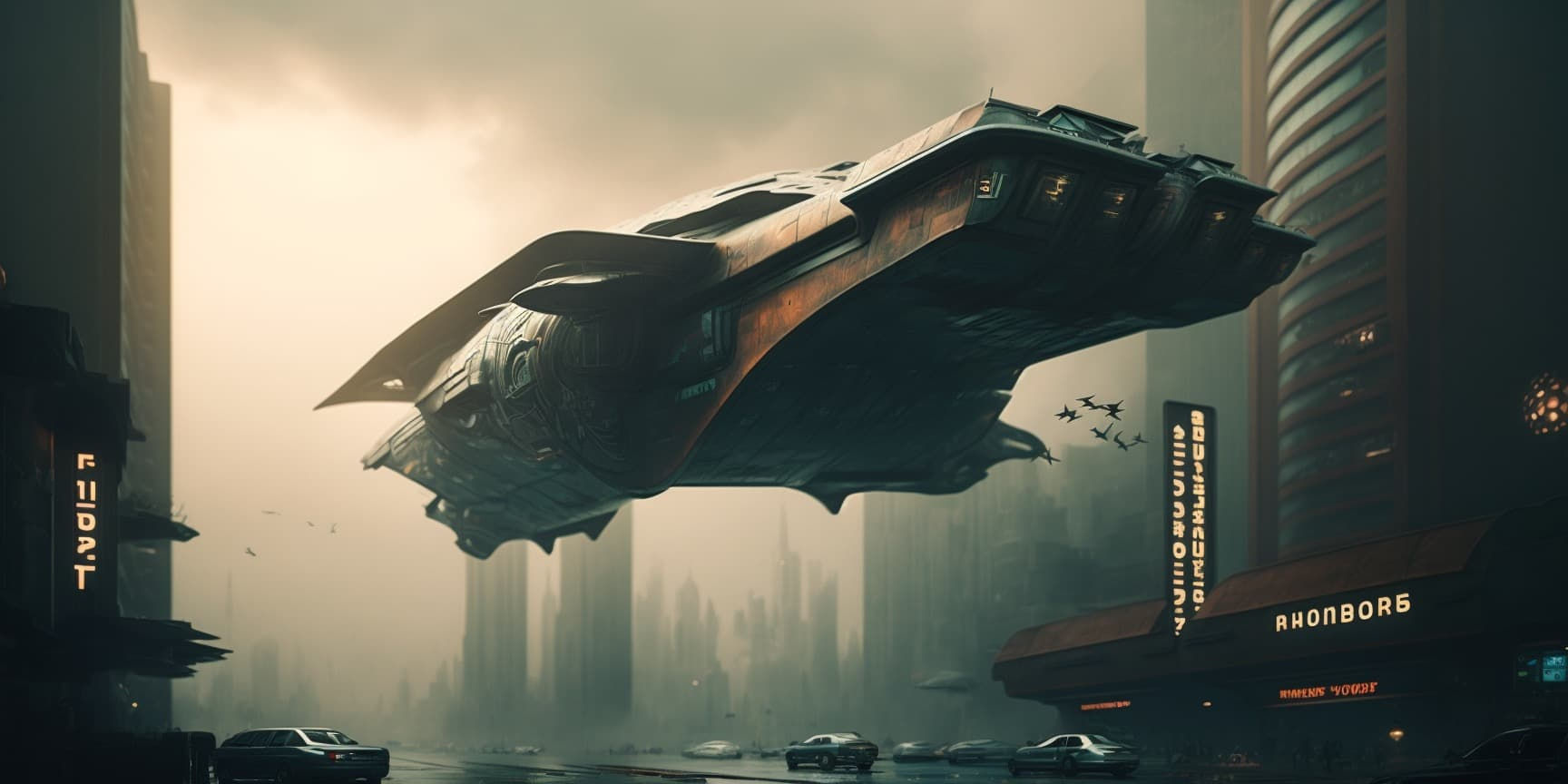 Wallpaper #WnTjvo4B_8f4nGFaZ2yS43 Blade Runner Meets Midjourney My Journey Through a Futuristic