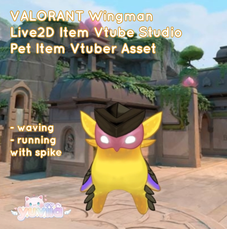 Wallpaper #Abm73pIBJvJKYCmEDgcf114 Valorant Wingman Live2d Item Vtube Studio Pet Item Vtuber Asset Yuvi
