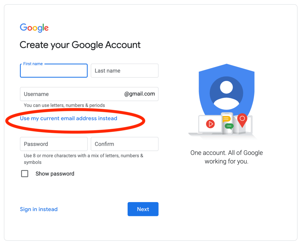 Wallpaper #CbiC3JIBJvJKYCmEUPzh138 How to Register Your eMail Address for a Google Account Without a Gmail