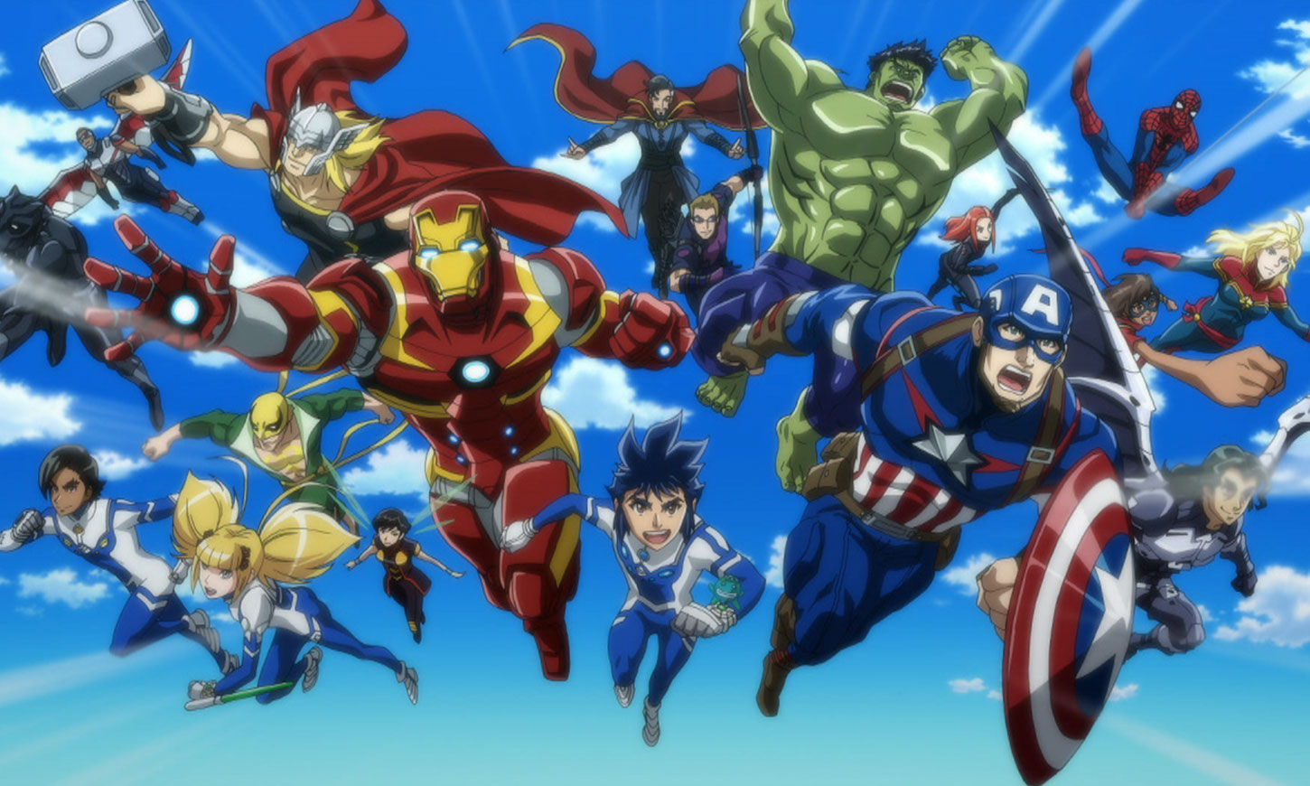 Wallpaper #GWeGD5MBSpphPi3-Gu9Q223 Marvel Future Avengers Japanese Anime Series Premieres 28 February on