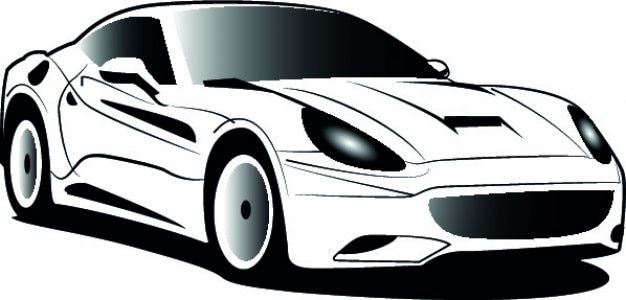 Wallpaper #WrjF3JIBJvJKYCmE7f2M293 Free Vector White Ferrari Cartoon Icon Vector