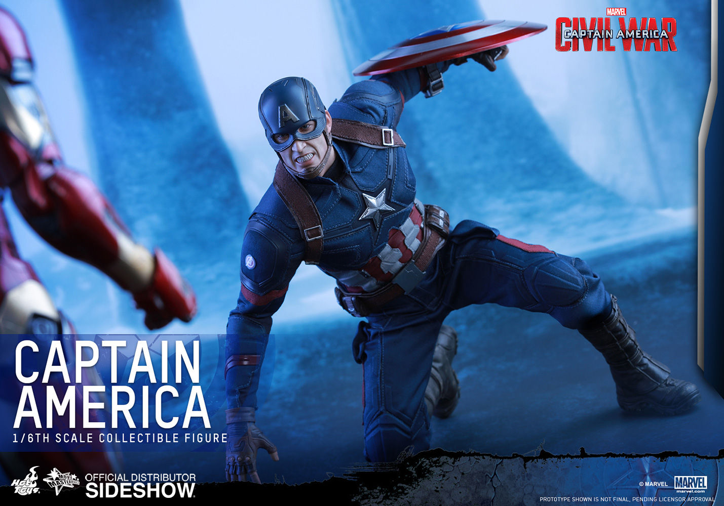 Wallpaper #36VyOJMBVBiSkHCa6I2W379 Marvel Captain America Sixth Scale Figure by Hot Toys Sideshow