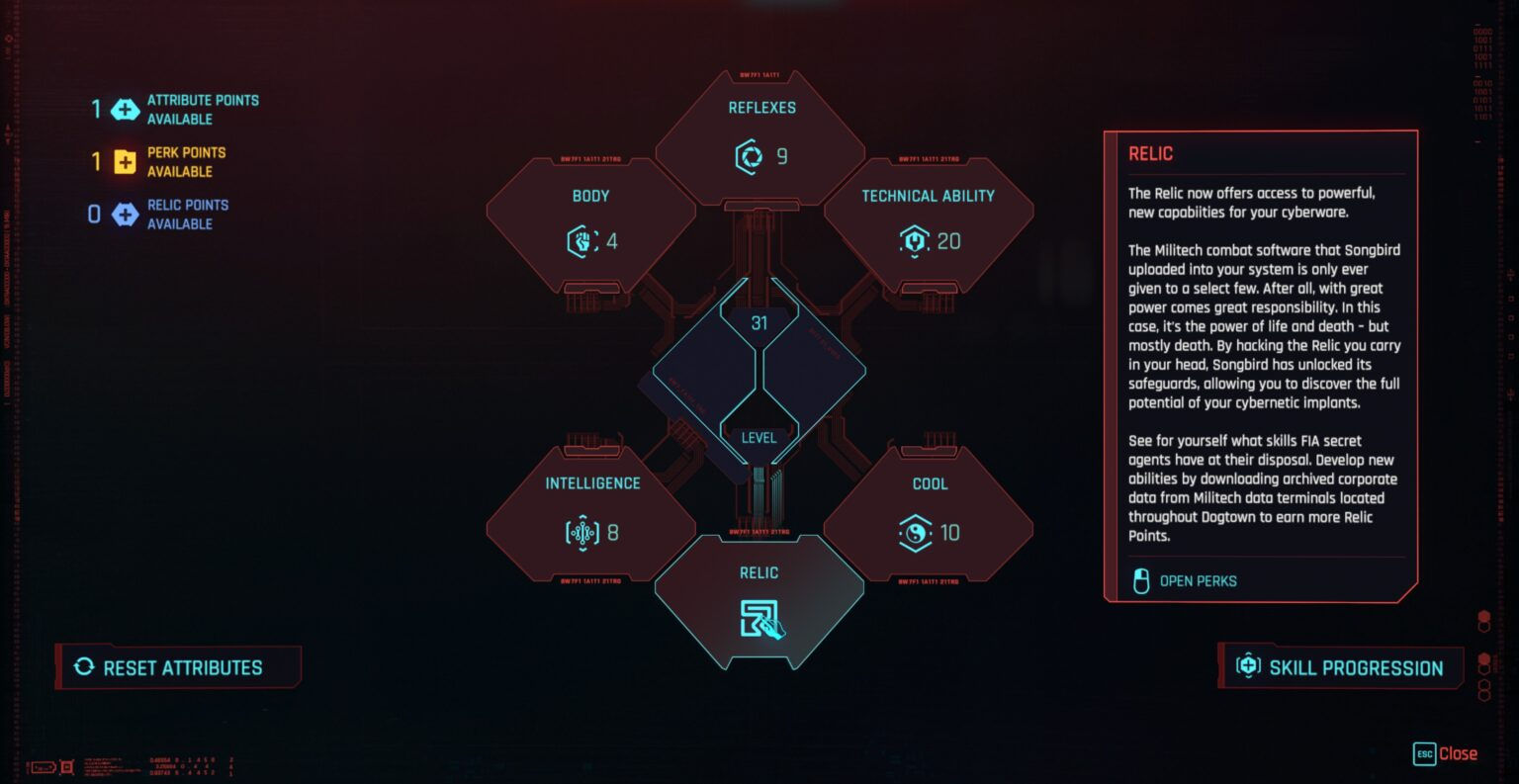 Wallpaper #jWdLE5MBSpphPi3-Rv-o98 Cyberpunk 2077 Relic Skill Tree Guide