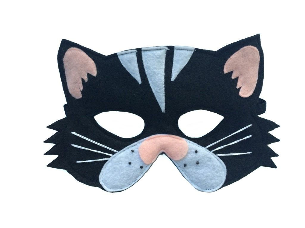 Wallpaper #32hUFJMBSpphPi3-iwOP150 Childrens Animal Black Cat Felt Mask Magical Attic