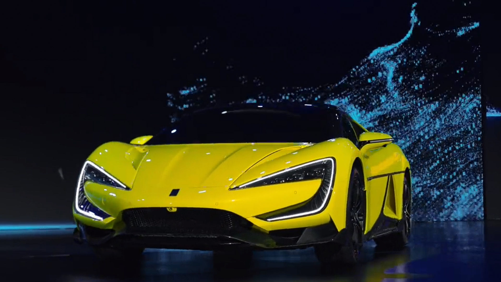 Wallpaper #m2e3DpMBSpphPi3-OevQ80 This Chinese Electric Supercar Can Drive on Three Wheels Jump in the Air