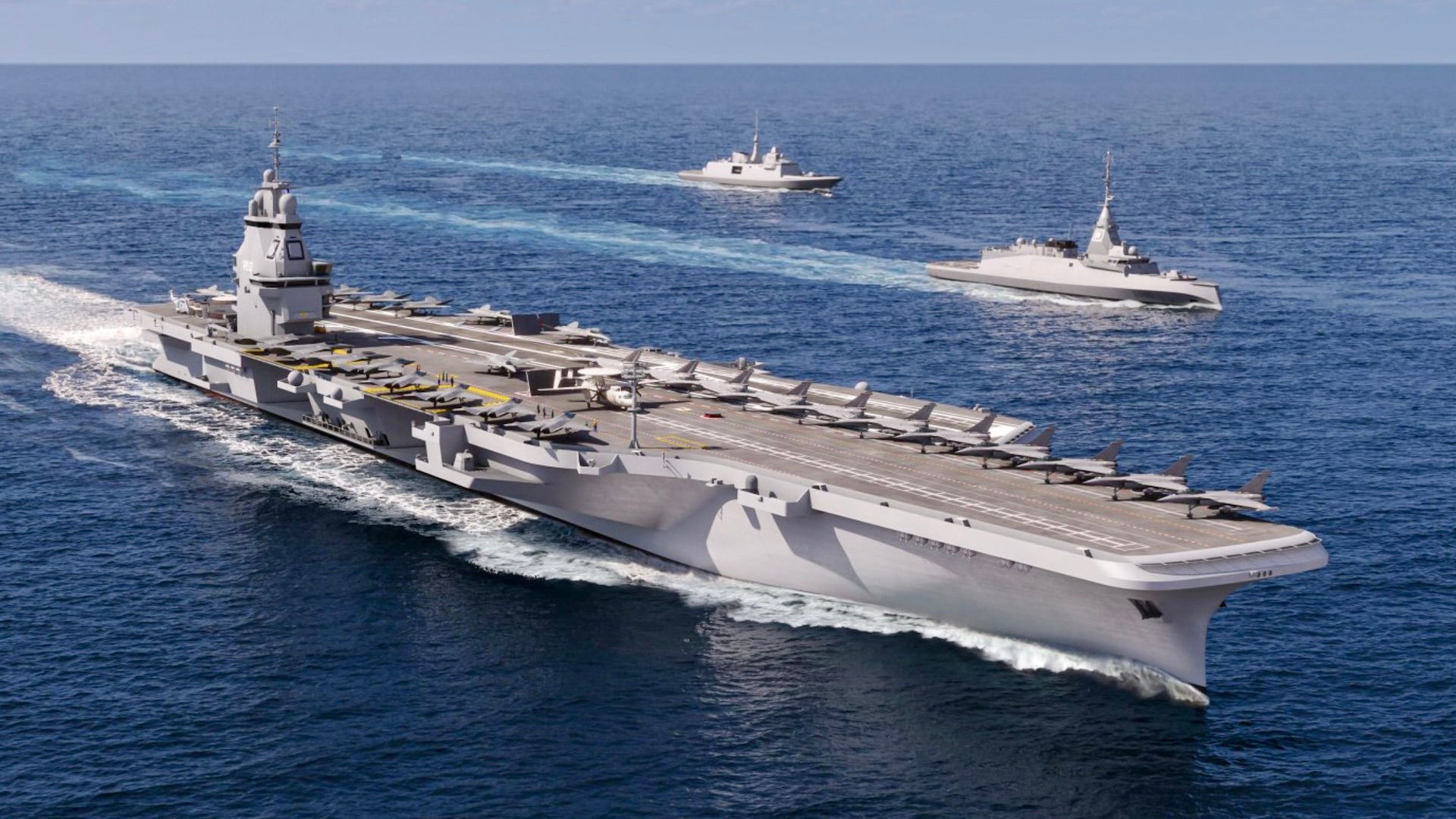 Wallpaper #xP82a5MB3lSXT3zU3-f_329 This is What Frances Giant Future Aircraft Carrier Will Look Like