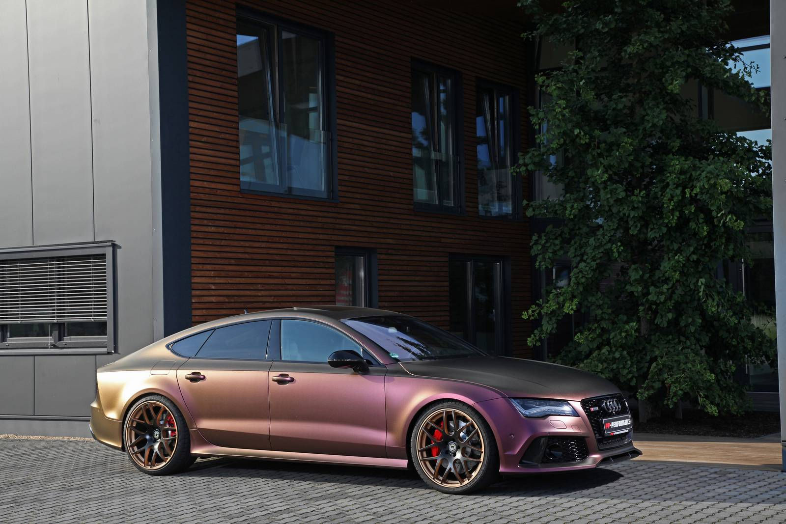Wallpaper #s-_NTJMBMN-XEVvV_T4S379 Sparkling Berry Wrapped Audi Rs7 with 745hp by Pp Performance Gtspirit