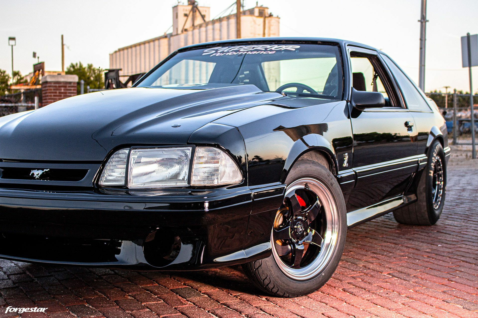 Wallpaper #qnfXJpMB-pgBXx605qO-270 Black Ford Mustang Foxbody 50 Forgestar D5 Beadlock Forgestar