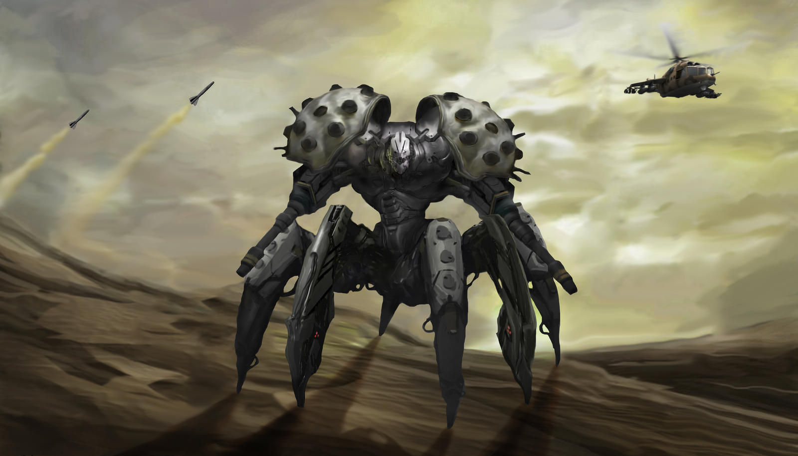 Wallpaper #PBeUPpMBPLD5_VEN9eCD59 Mecha Spider Tank by Czakrzewski on Deviantart