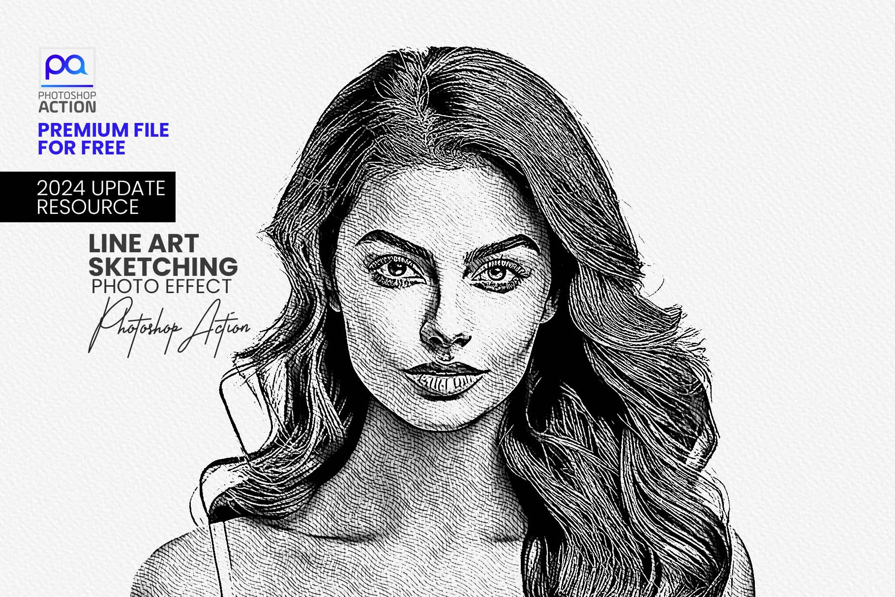 Wallpaper #fyzcSZMB0E1QgA7wCfSx244 Photoshop Action Free Line Art Sketching Photoshop Action