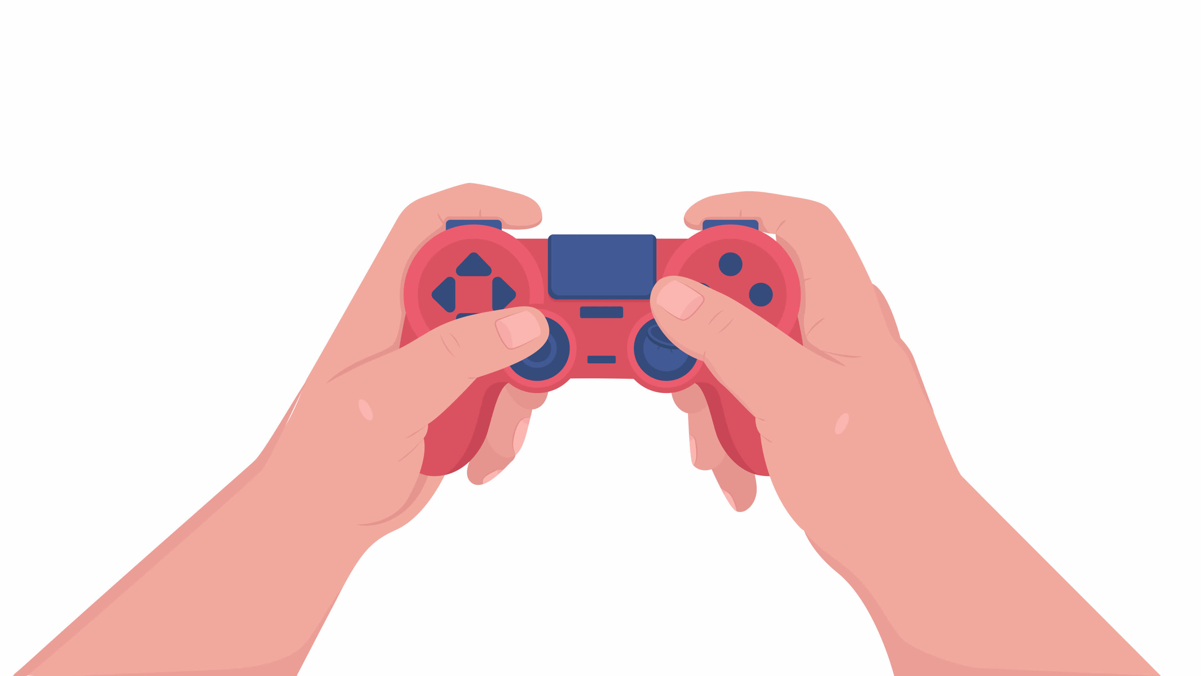 Wallpaper #yGgeHJMBSpphPi3-xCF5490 Animated Playing with Controller Console Game Flat First View Hands