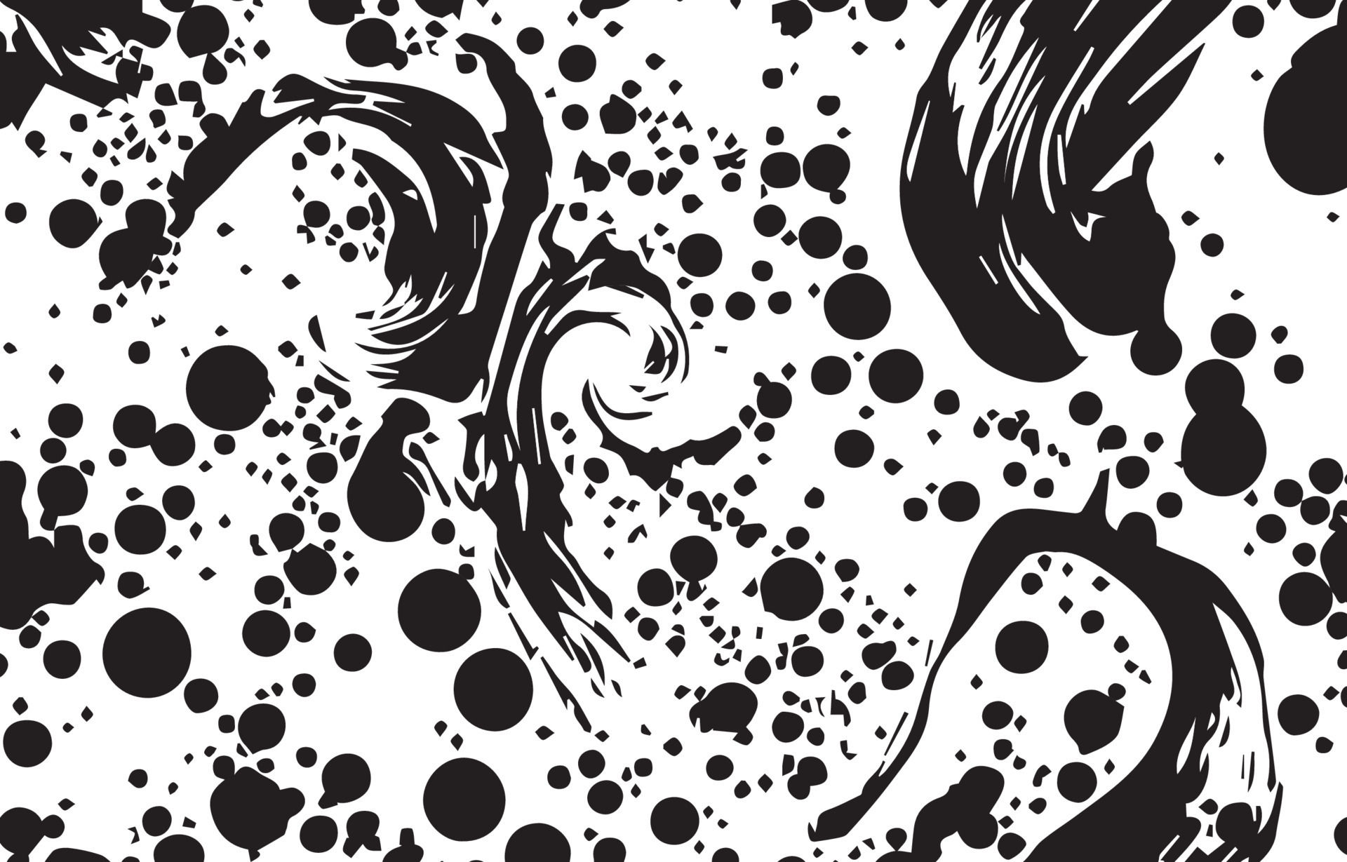 Wallpaper #uG0SbJcBycdYOYFTN3KV128 Abstract Design Pattern Black and White