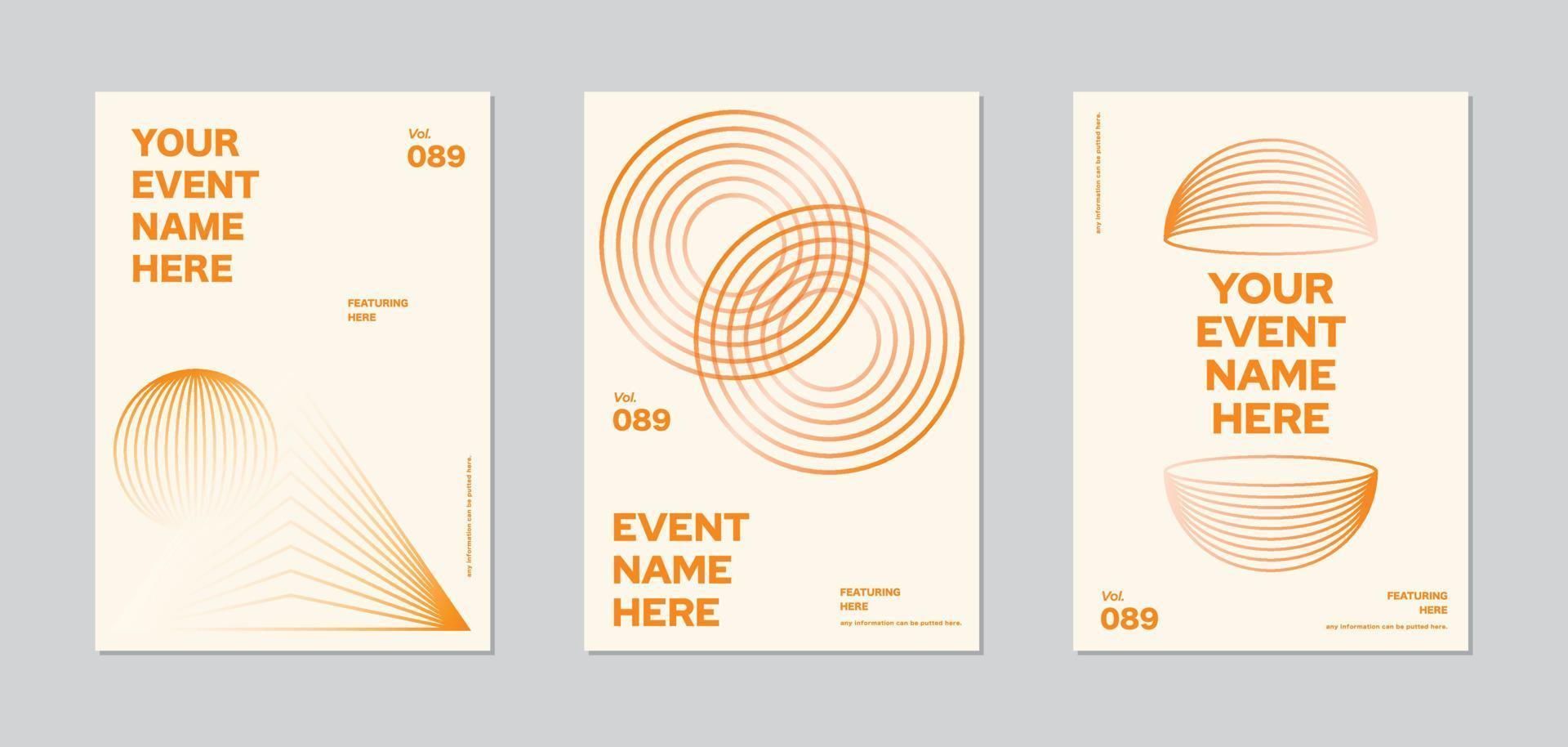 Wallpaper #4uoCV5MBlwTYPL18dhAb258 Film or Events Poster Layout Design Set Abstract Shape Element Graphic