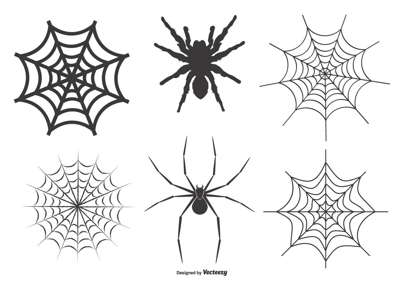 Wallpaper #52dP85IBSpphPi3-BnRA19 Spiders and Webs Vector Set 119950 Vector Art at Vecteezy