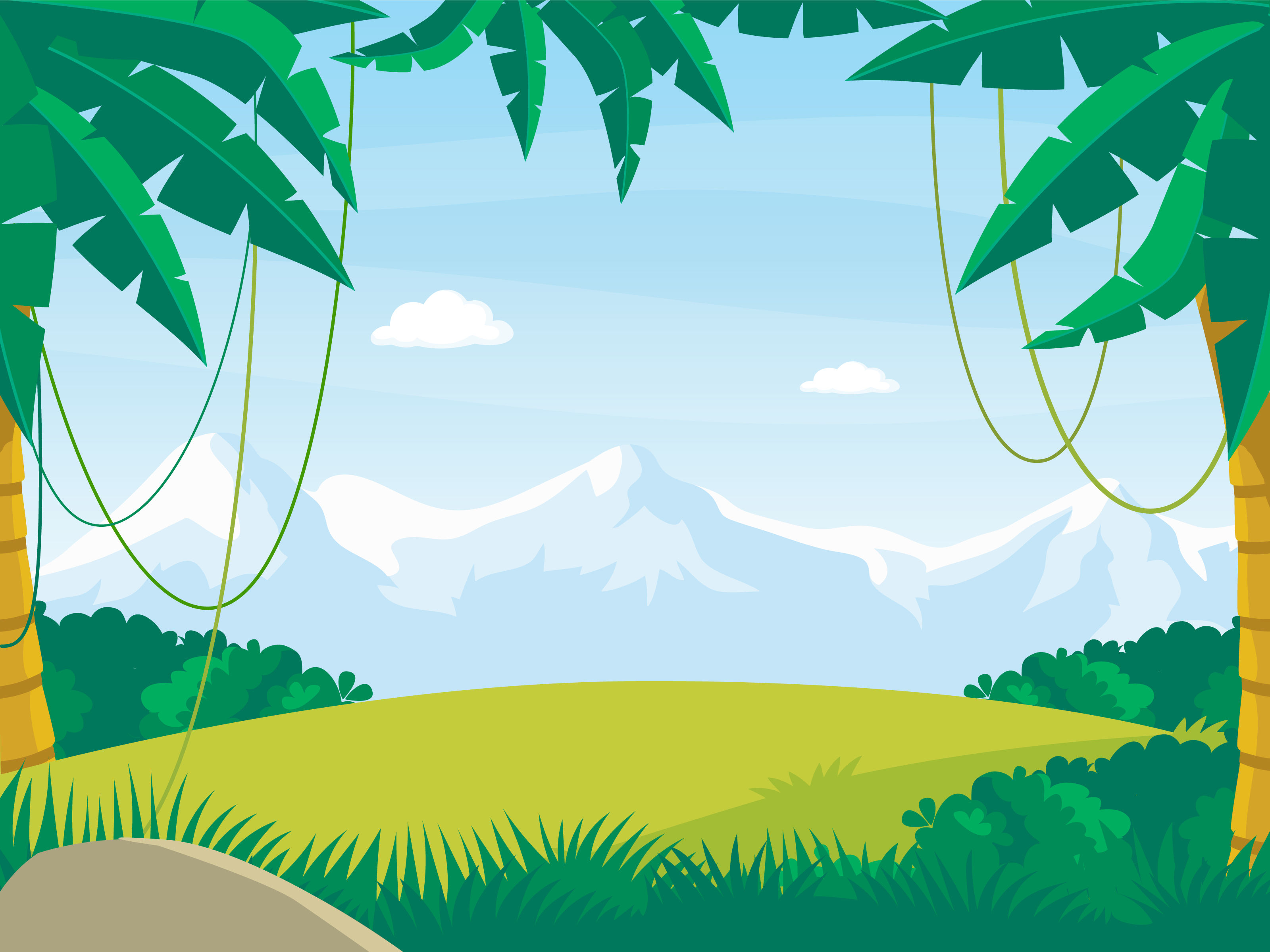 Wallpaper #l3f4J5MB-pgBXx60Cqiw42 Jungle Background Vector Art Icons and Graphics for Free Download