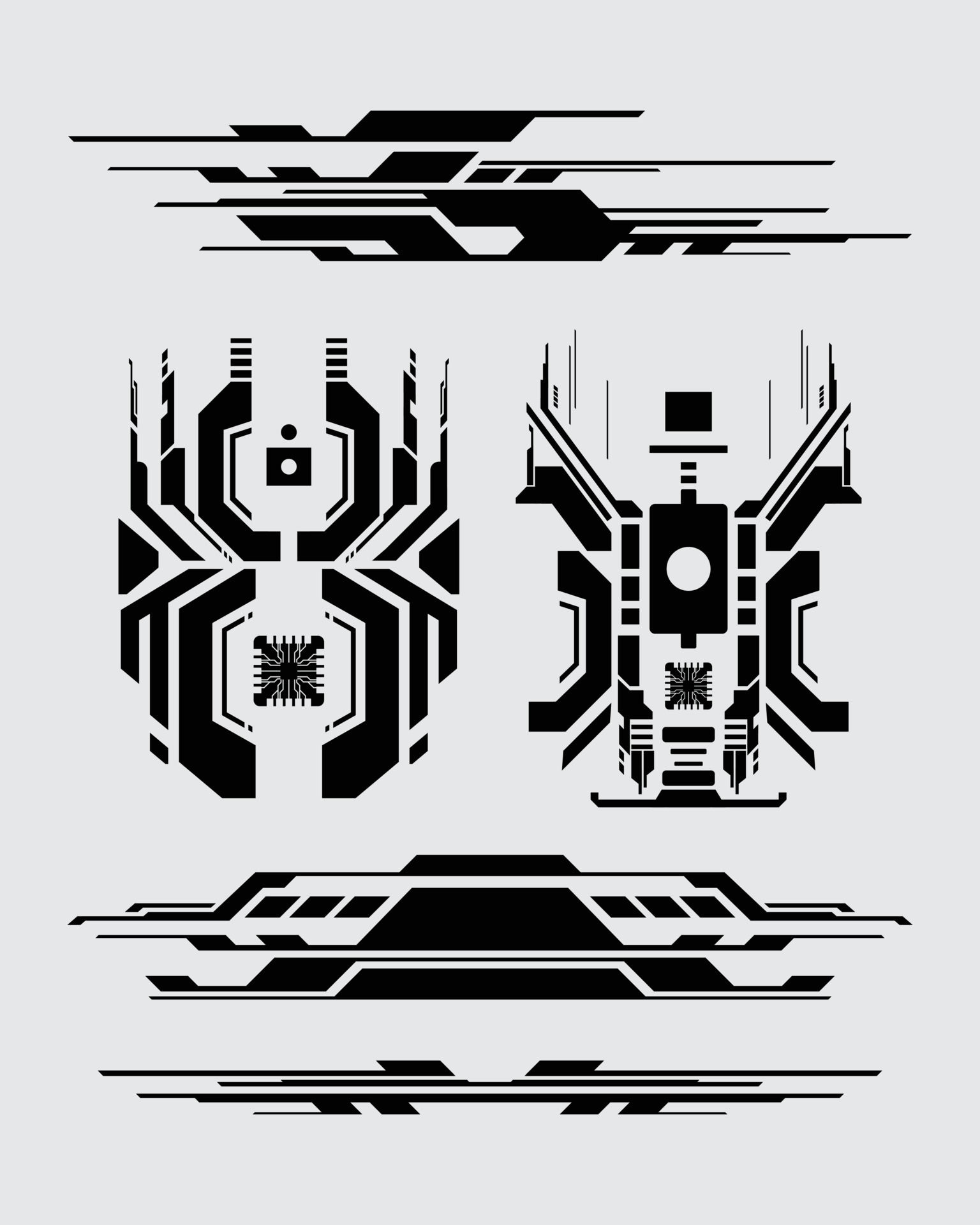 Wallpaper #PQD56Y4BSdW8dNouqw7H29 Science Fiction Futuristic Sci Fi Element Poster Clip Art Hi Tech