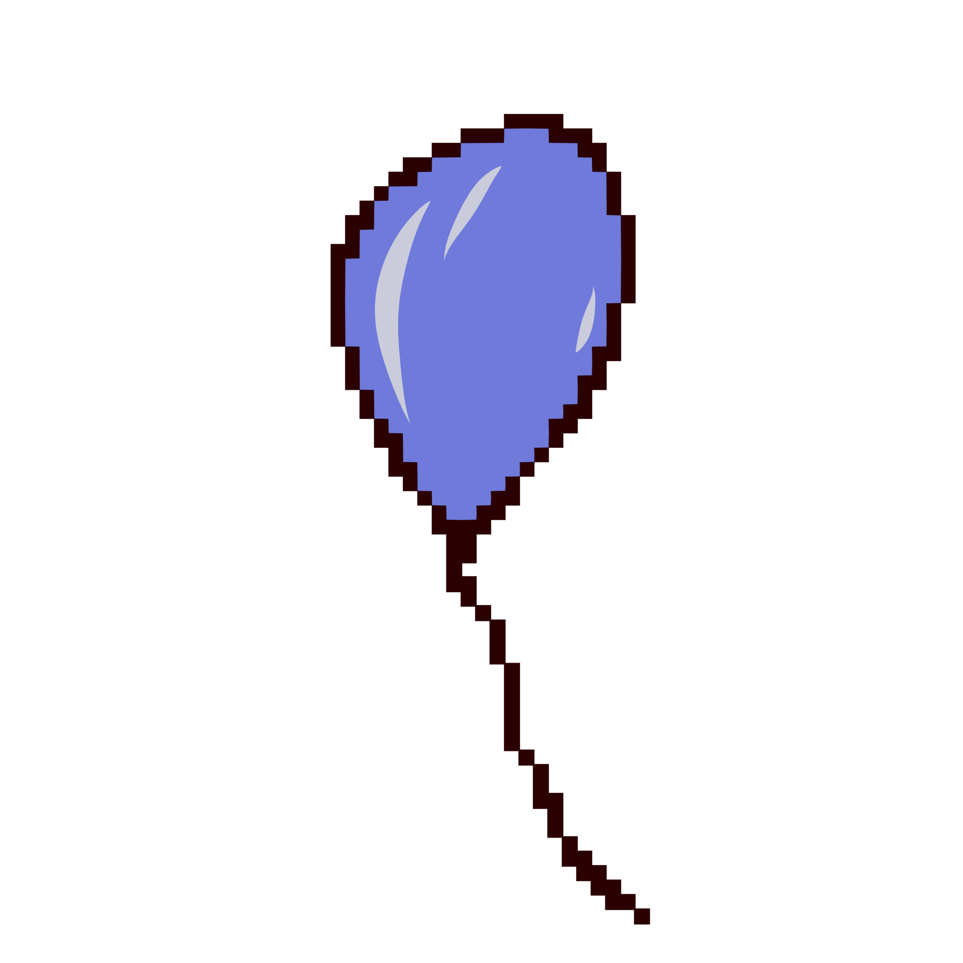 Wallpaper #a0D6MJMBJhL2WPbaiMSr66 Blue Baloon Pixel Style 13399691 Png