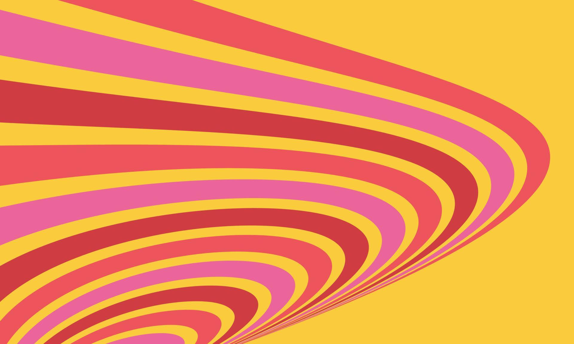Wallpaper #Xj9NPJMBLiIJ4c9O-pG778 Abstract Retro Vintage Color Pattern Rainbow Wave Background 13215396