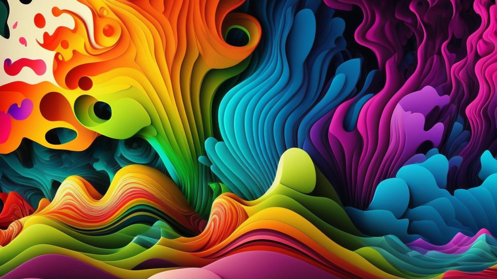 Wallpaper #R8mUjJcB-VVLIetld2lT74 3D Texture Colorful Abstract Background for Desktop Wallpaper Image