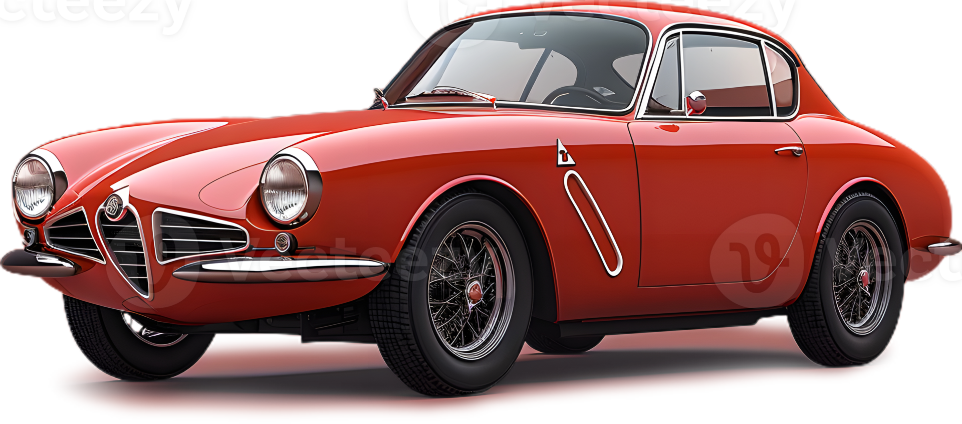 Wallpaper #H0CLMZMBJhL2WPba8Me7179 An Old Red Sports Car on a Transparent Background 46601901 Png