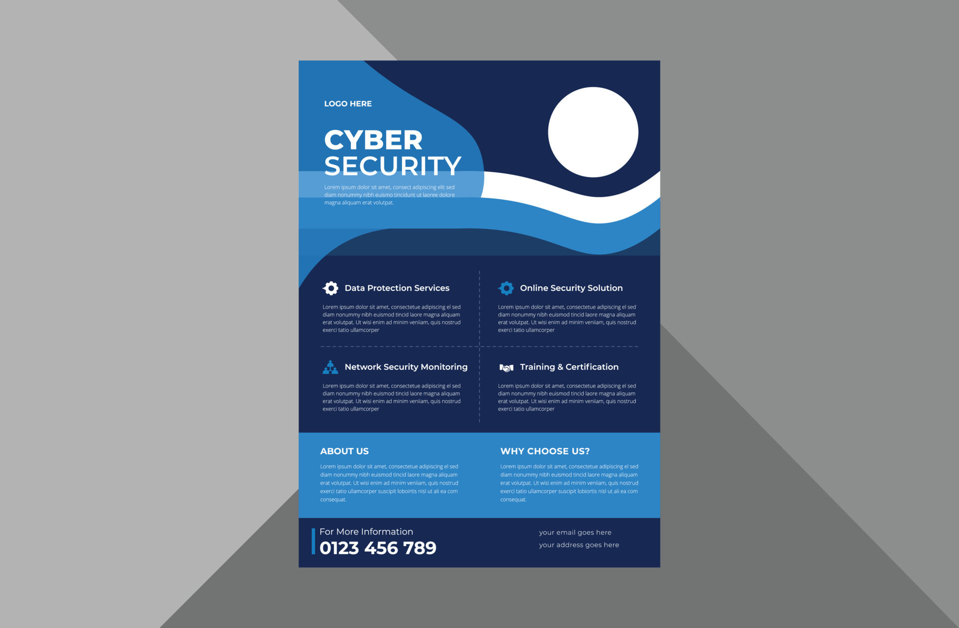 Wallpaper #gGdm8pIBSpphPi3-YnBU352 Cyber Security Flyer Design Template Cyber Security Protection Poster