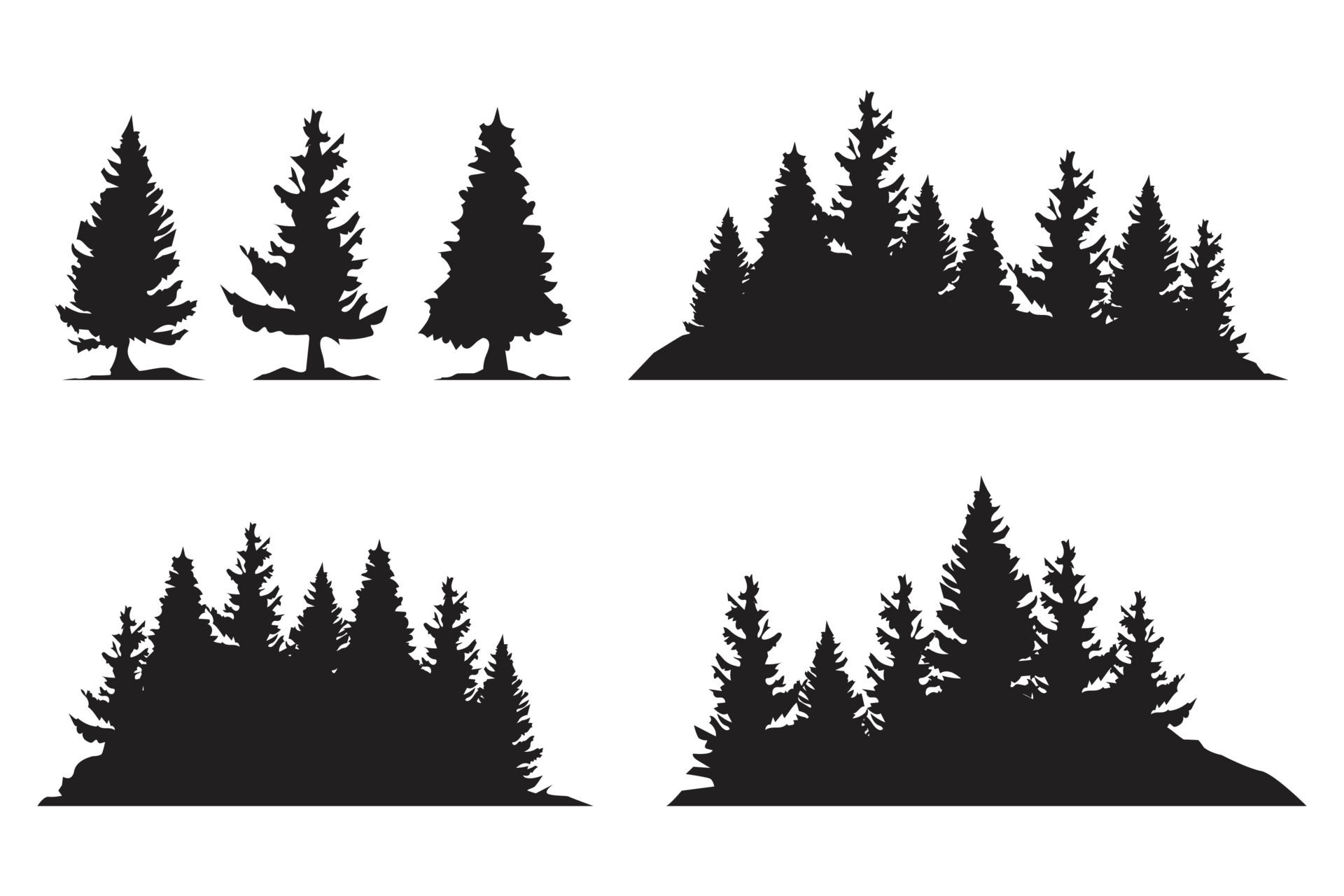 Wallpaper #x--qS5MBMN-XEVvVnztn453 Tree Silhouette Vector Art Icons and Graphics for Free Download