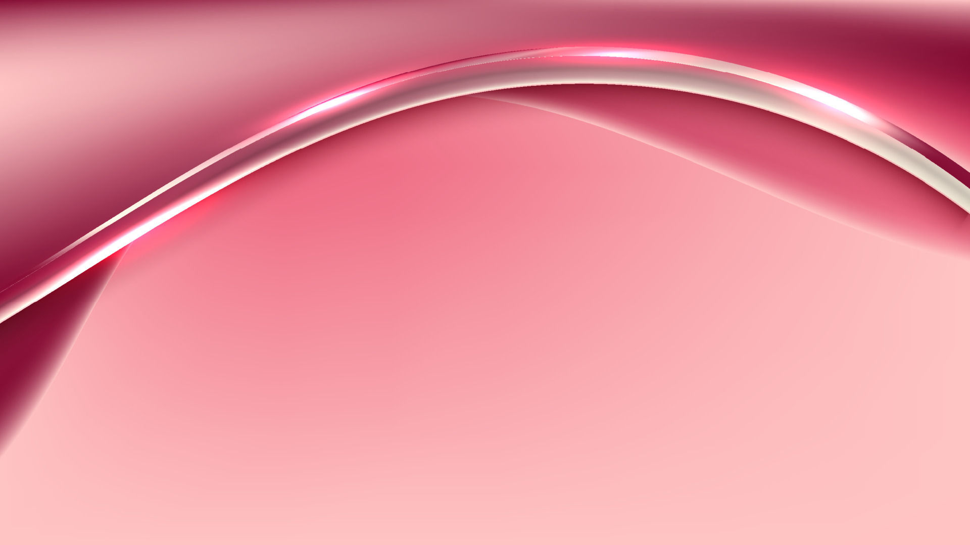 Wallpaper #JWfN_ZIBSpphPi3-rJ2j251 Abstract 3D Template Modern Pink Color Wave Shape with Shiny Red Curved