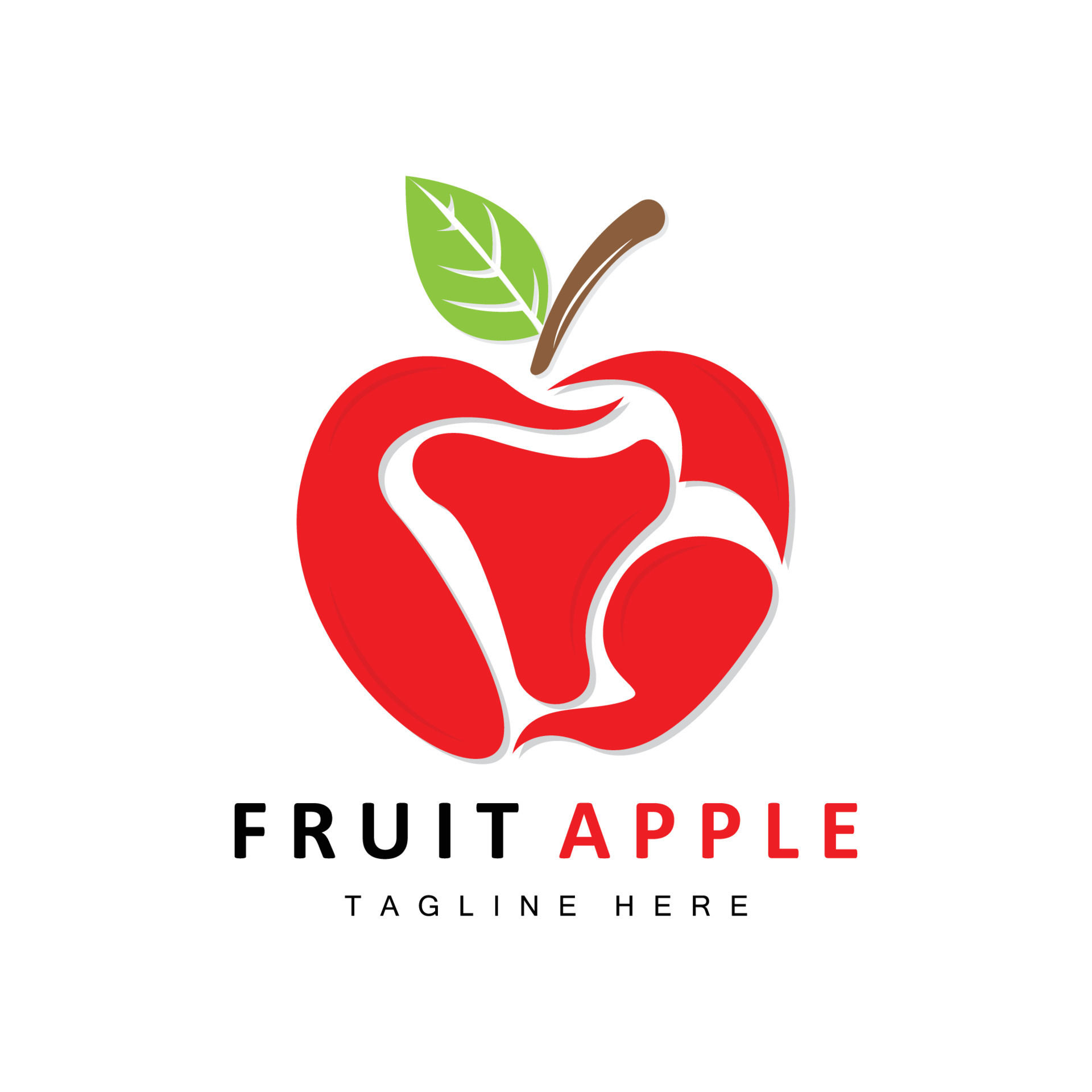 Wallpaper #SANbY5MBpyOg8YnEx9WH379 Fruit Apple Logo Design Red Fruit Vector with Abstract Style Product