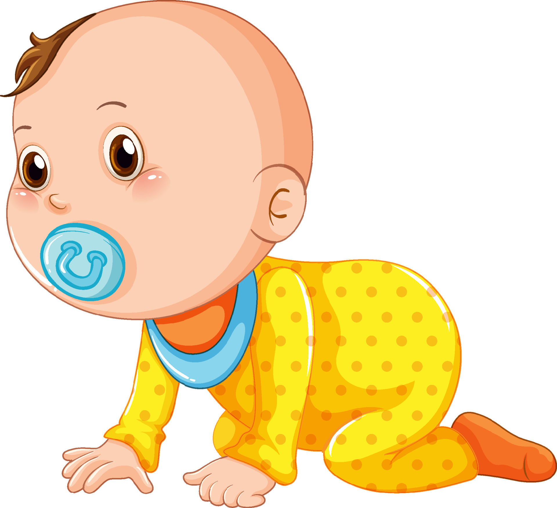 Wallpaper #vmczCZMBSpphPi3-o86c43 Cute Baby Crawling Cartoon Character 6928319 Vector Art at Vecteezy