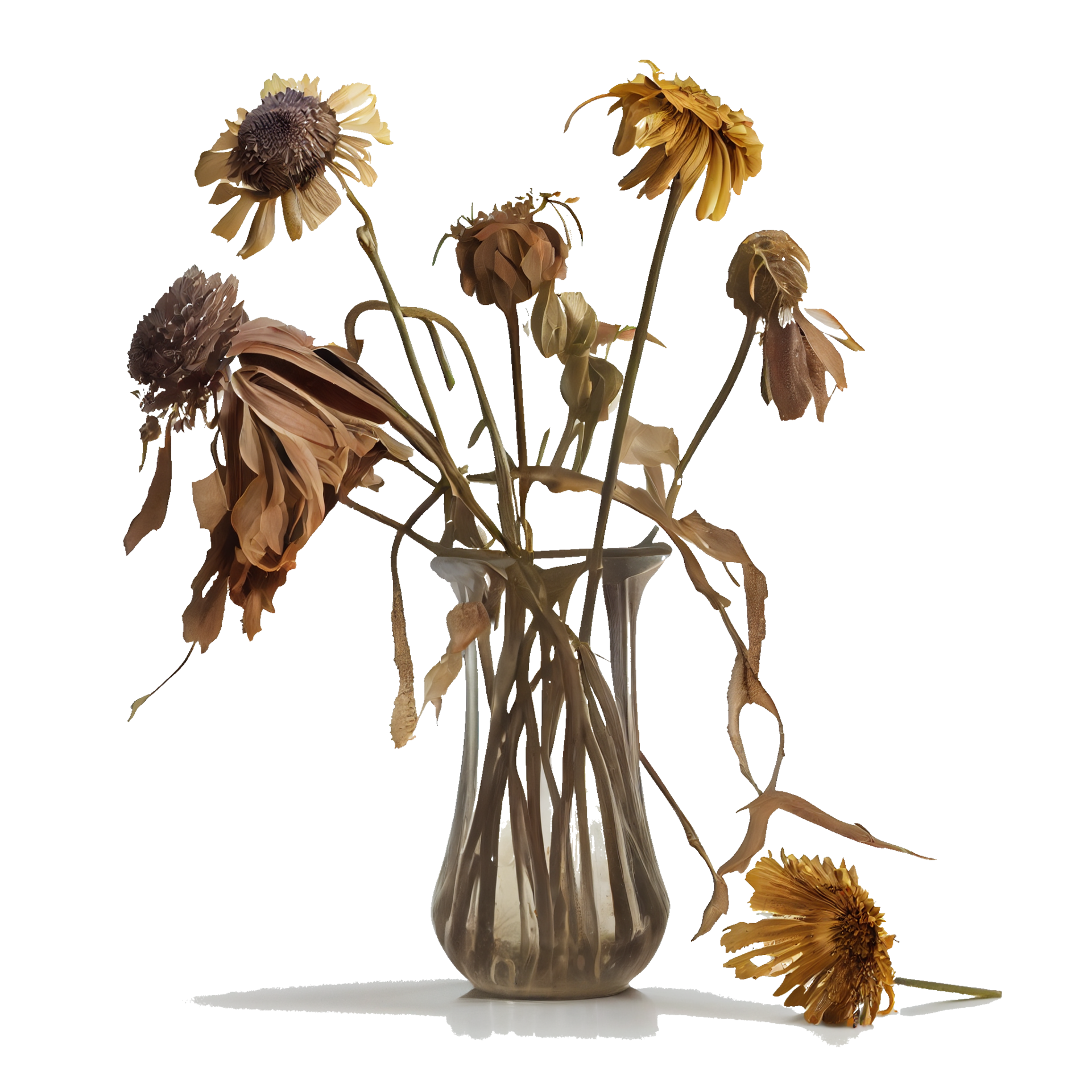 Wallpaper #t2hTIpMBSpphPi3-9TIw297 Withered Flowers in a Vase Transparent Background for Decorating