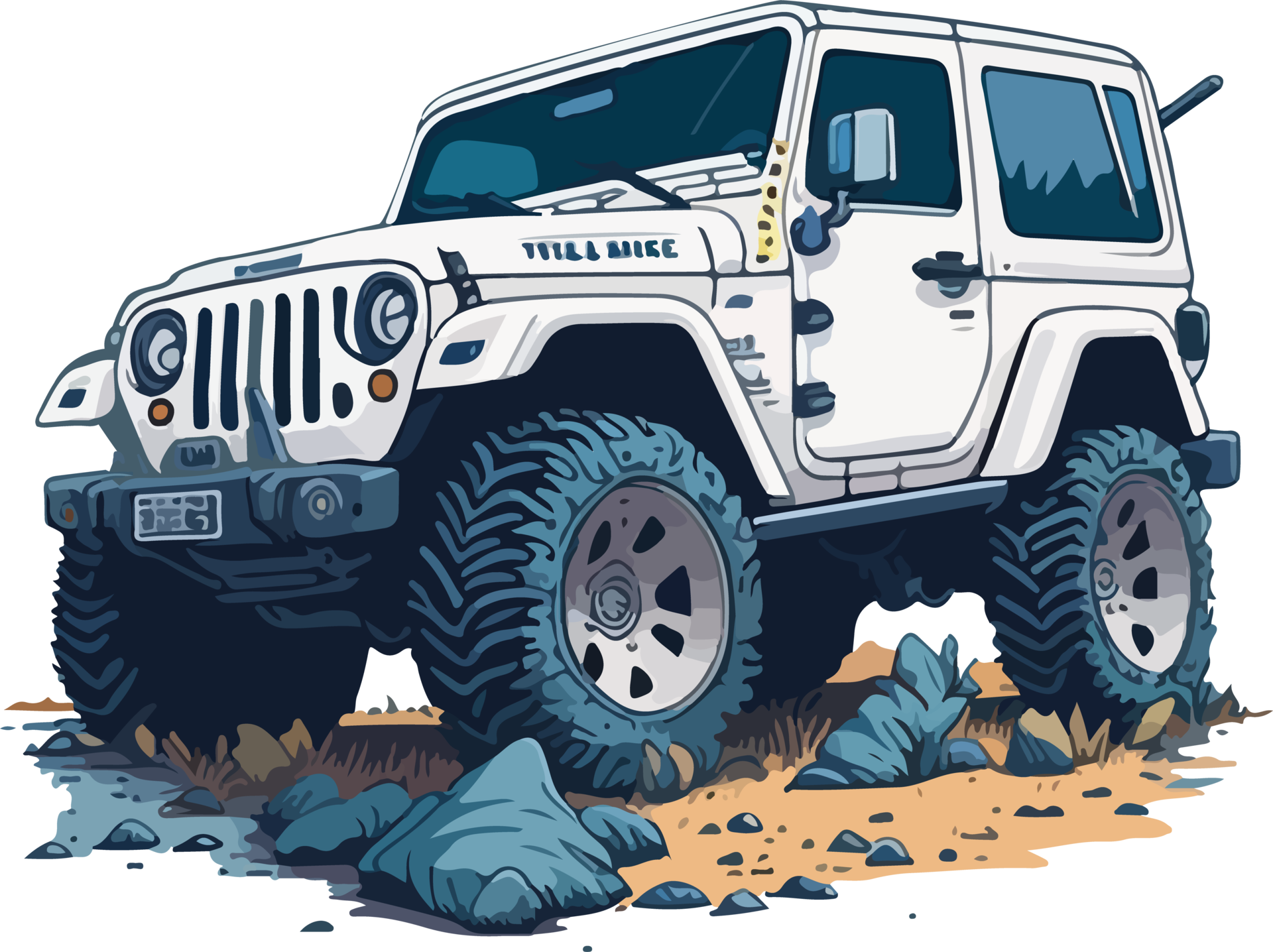 Wallpaper #kHf2J5MB-pgBXx603ajz27 Jeep Car Clipart with AI Generative 32087033 Png