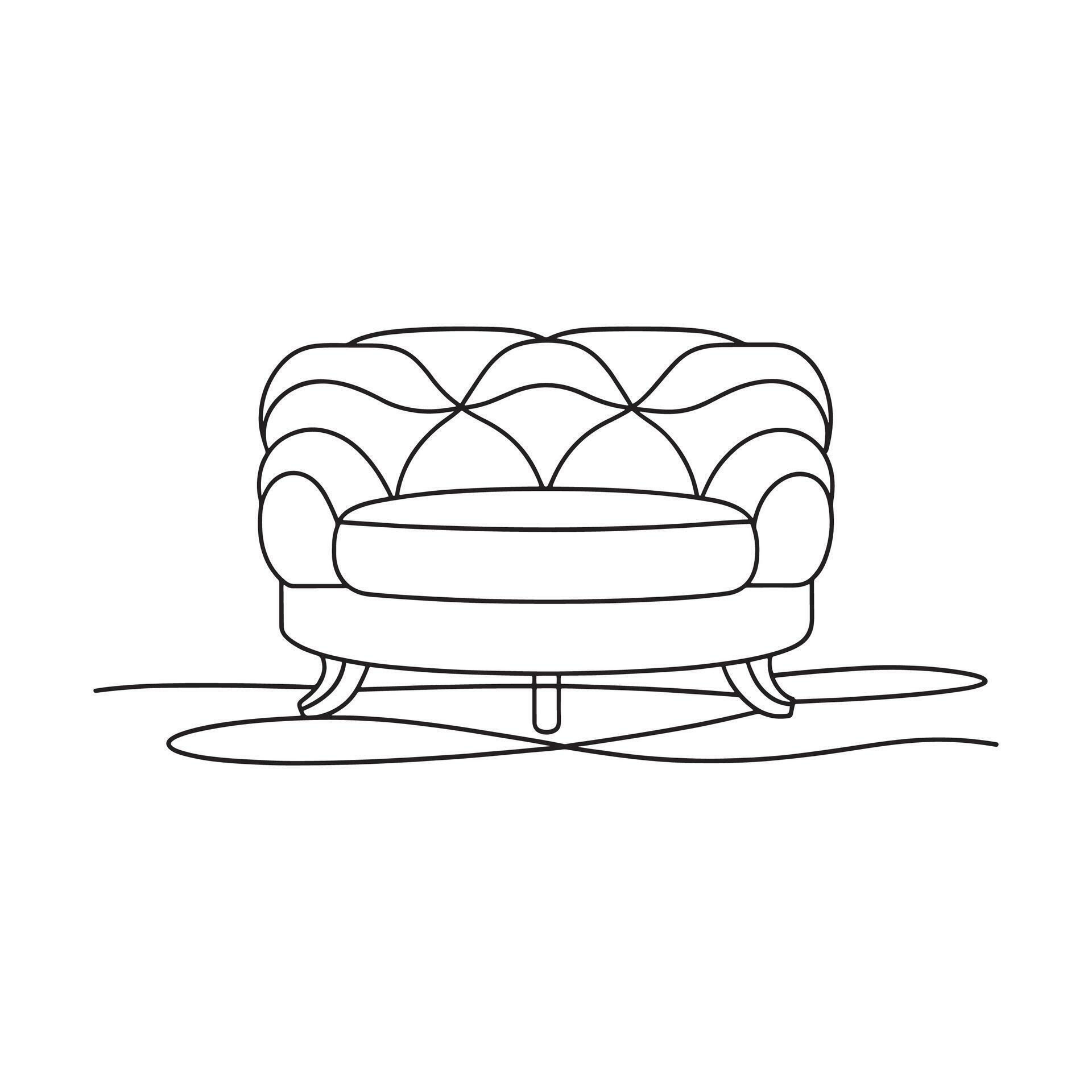 Wallpaper #sZy14pIBZHQxiYarjMHJ398 Pouf Living Room Furniture Isolated Continuous Line Art Flat