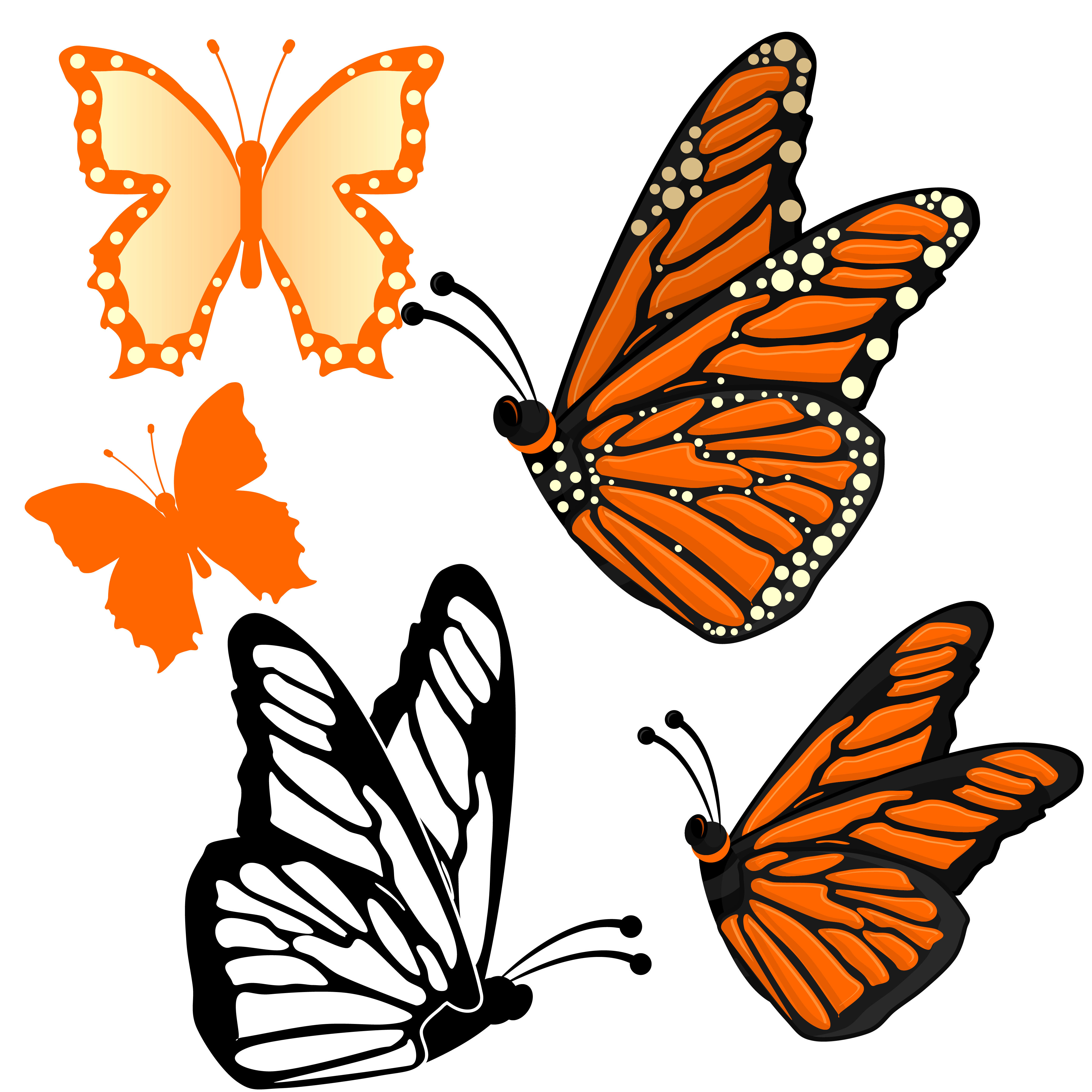 Wallpaper #eJyi4ZIBZHQxiYar67ym61 Butterfly Vector Illustration