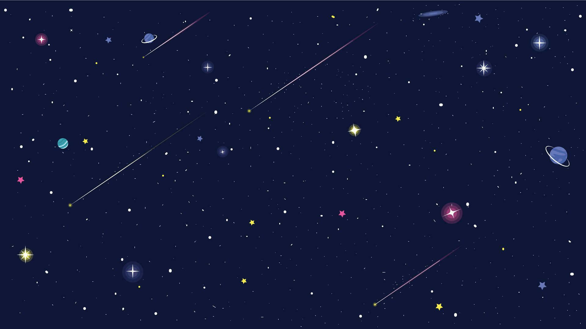 Wallpaper #CGc6B5MBSpphPi3-I8U6240 Starry Sky Space Vector Art Background Full of Stars Planet and Light