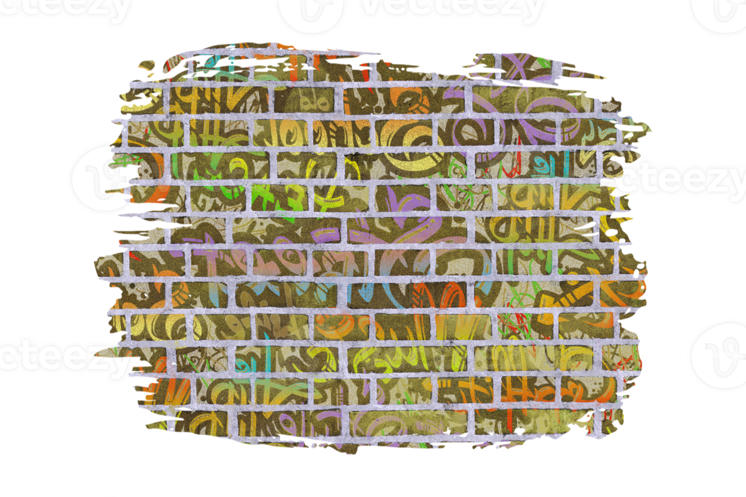 Wallpaper #77568 Graffiti Brick Wall Sublimation Clipart Png 21444163 Png