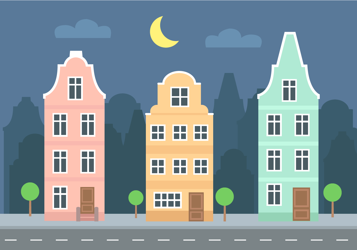 Wallpaper #dmfr65IBSpphPi3-5U-B16 Free Buildings Vector 106774 Vector Art at Vecteezy