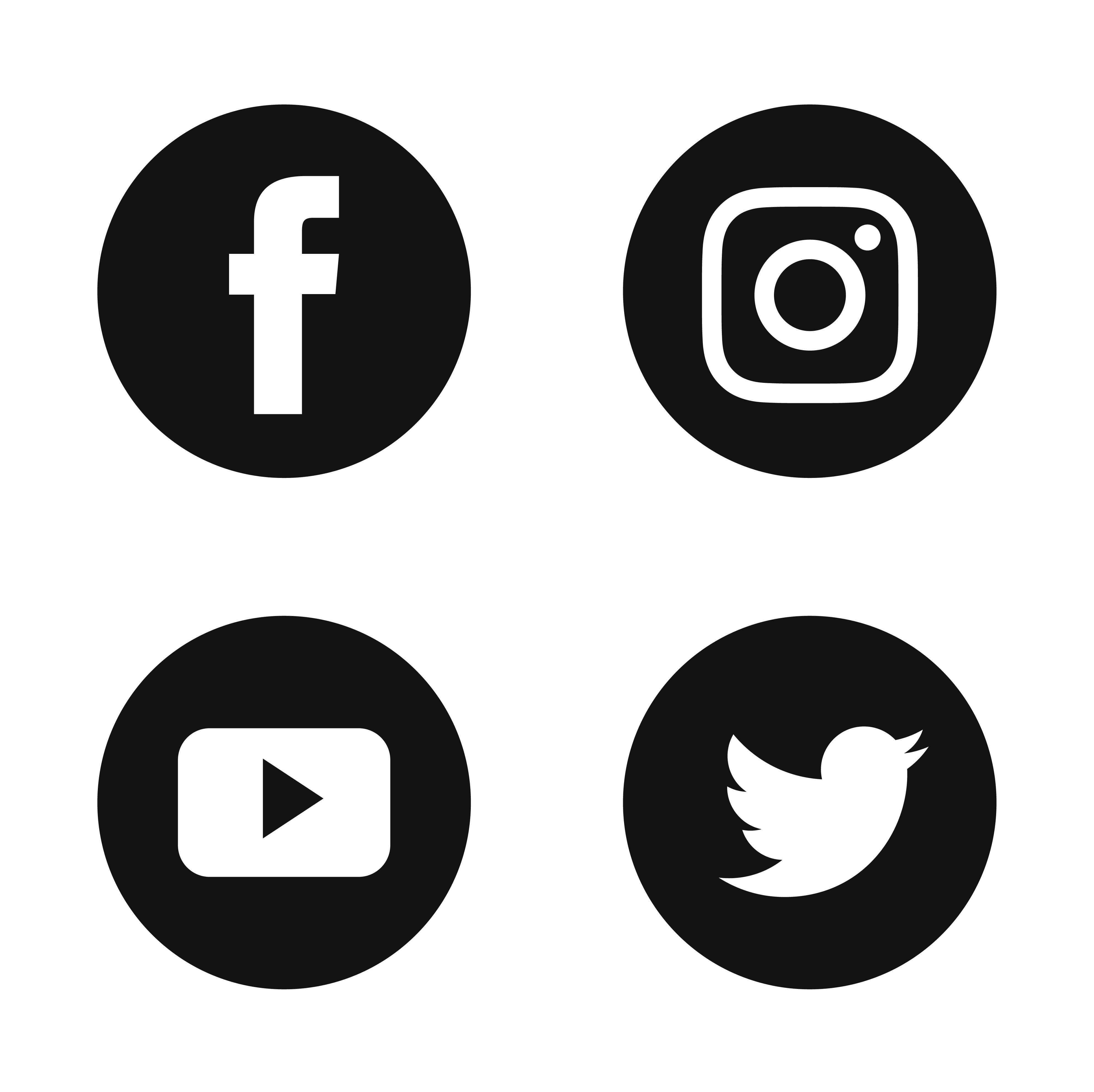 Wallpaper #lWe_75IBSpphPi3-ZGNL47 Social Media Icon Set 343495 Vector Art at Vecteezy