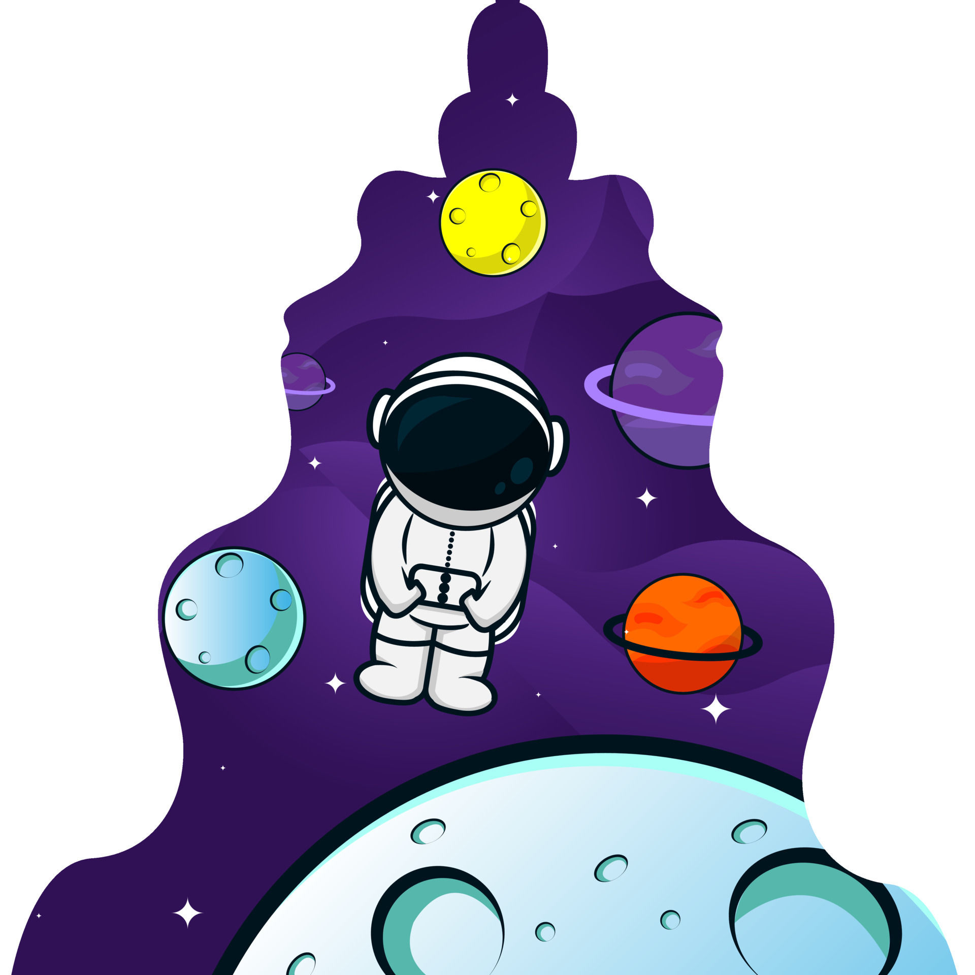 Wallpaper #CGc6B5MBSpphPi3-I8U684 Outer Space Vector Art Icons and Graphics for Free Download