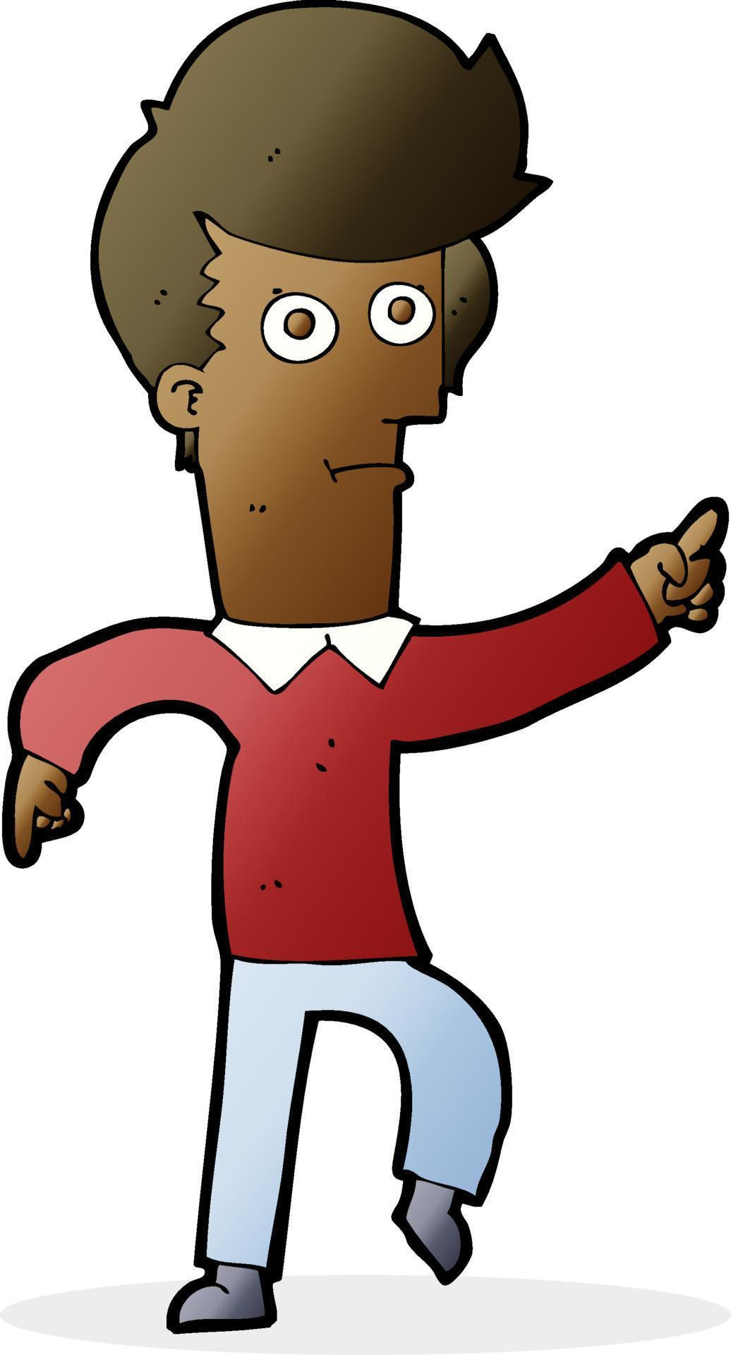 Wallpaper #k2eg8pIBSpphPi3-sXFs60 Cartoon Man Pointing 8307328 Vector Art at Vecteezy