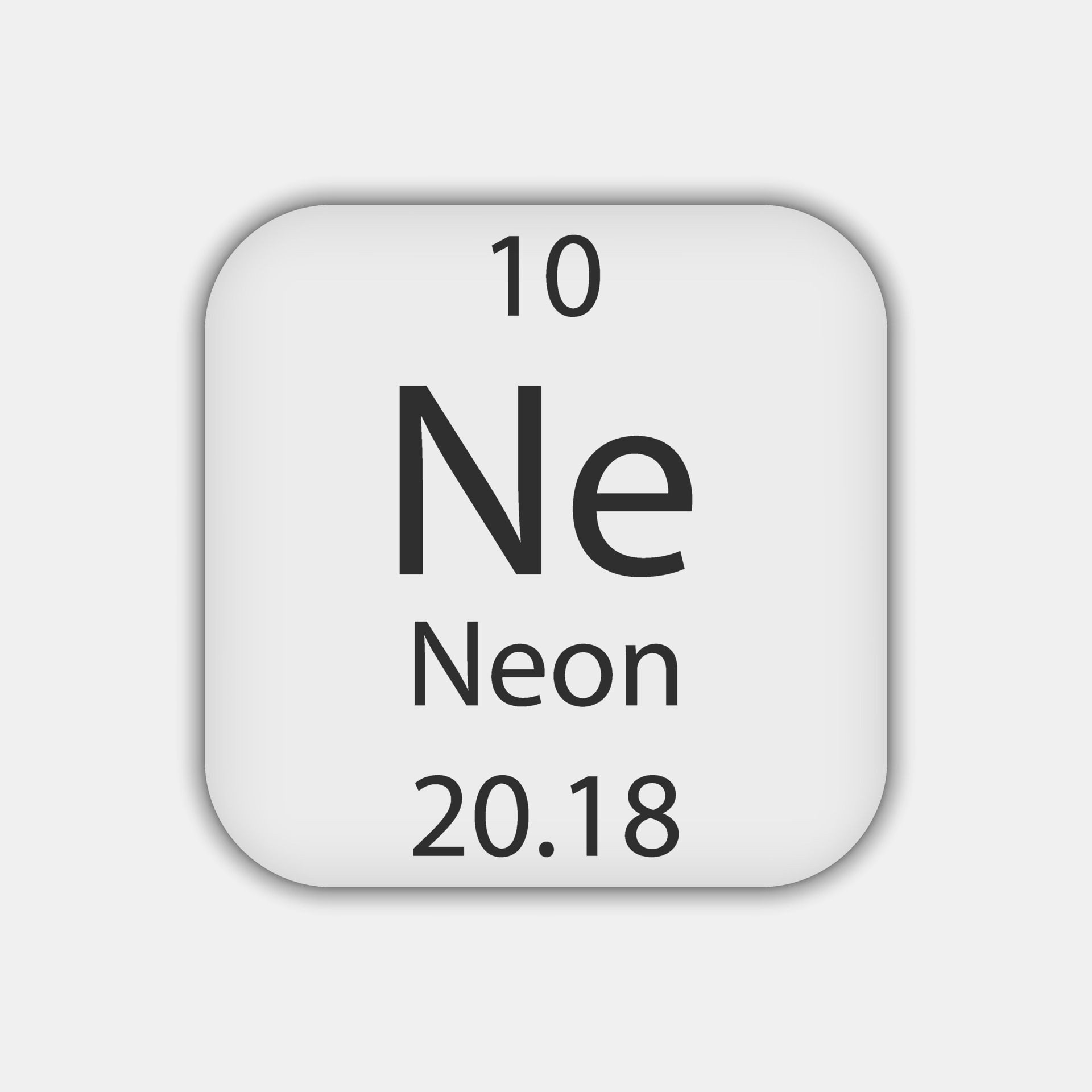 Wallpaper #k2cFBZMBSpphPi3-Sbop183 Neon Symbol Chemical Element of the Periodic Table Vector
