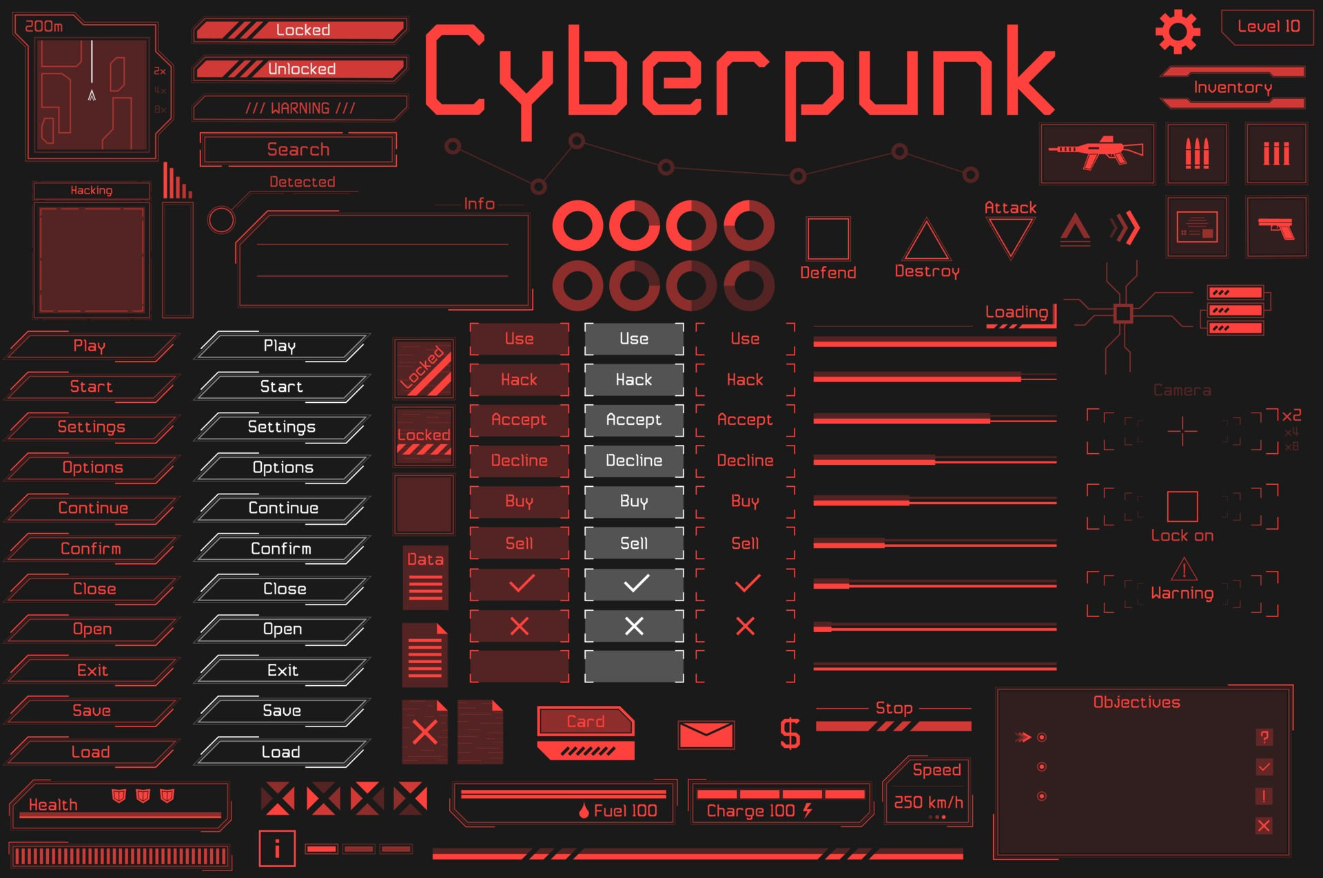 Wallpaper #l3SCxo4B_8f4nGFaaHFX18 Cyberpunk Hud Vector Art Icons and Graphics for Free Download