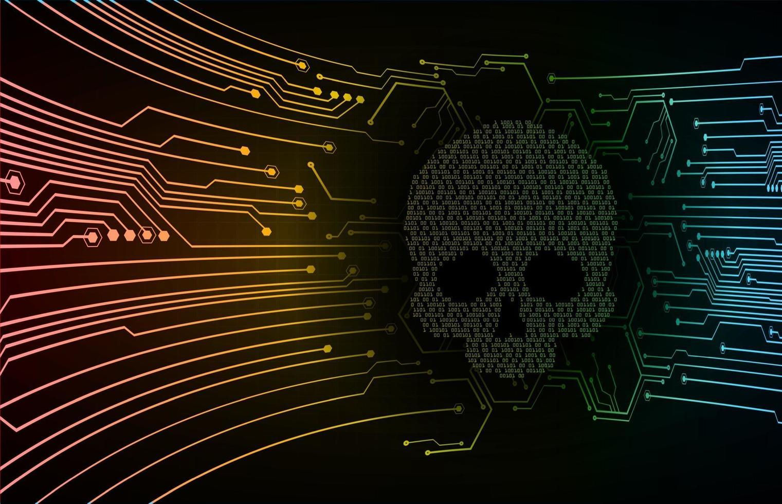 Wallpaper #U_9aapMB3lSXT3zUqeYU79 Fondo De Ataque De Hacker Cibernetico Vector De Craneo 3217569 Vector