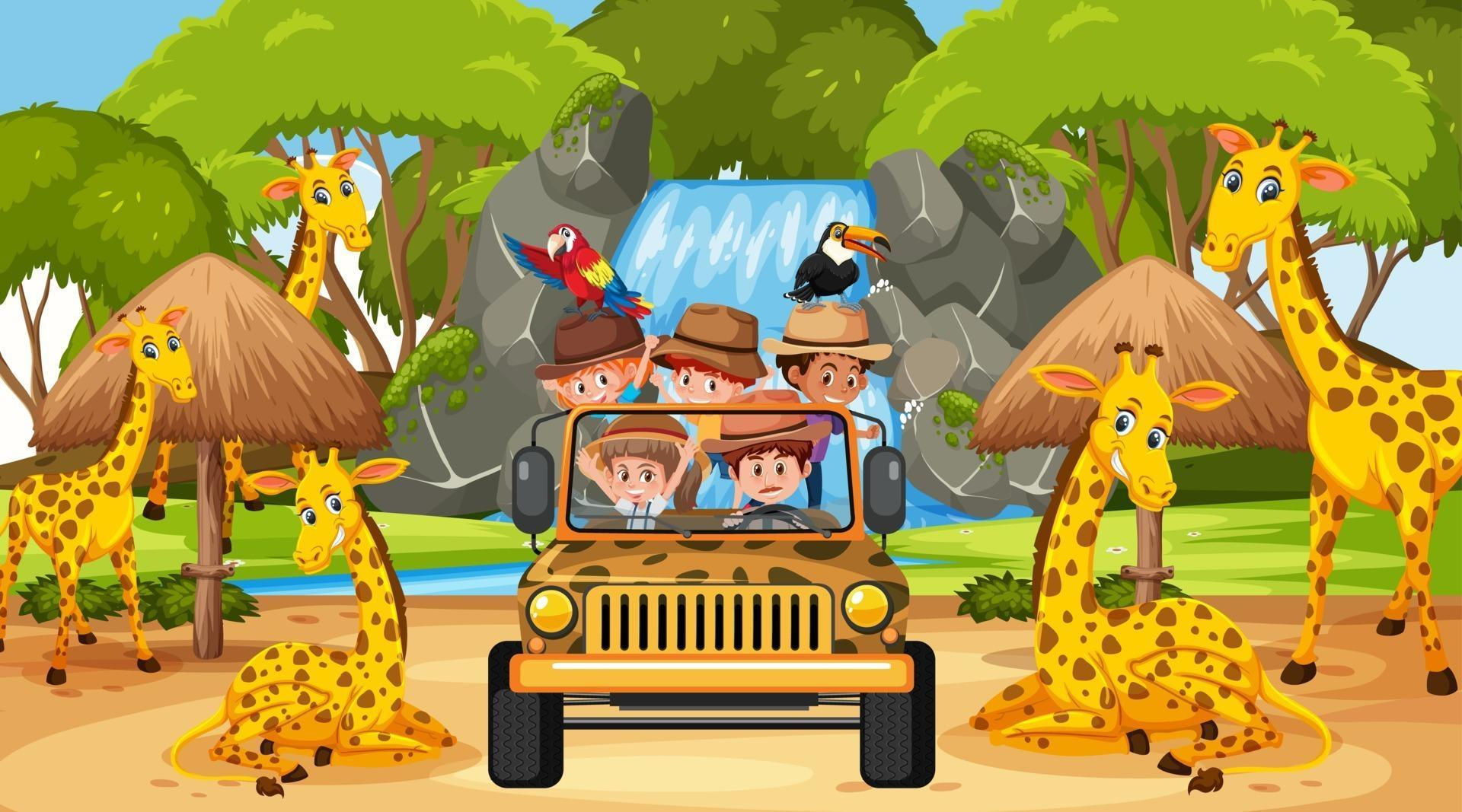 Wallpaper #03c4b Happy Jungle Safari Birthday Our Amhiraya Studio