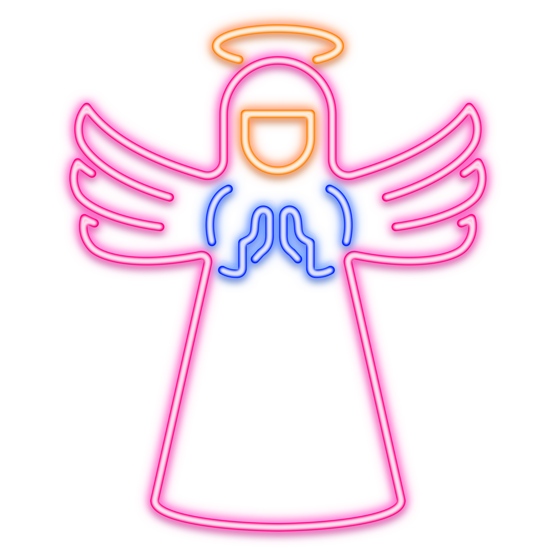 Wallpaper #VywZSpMB0E1QgA7wsvWg444 Halloween Neon Light Line Icon Ghost Trick or Treat Concept 27173657 Png
